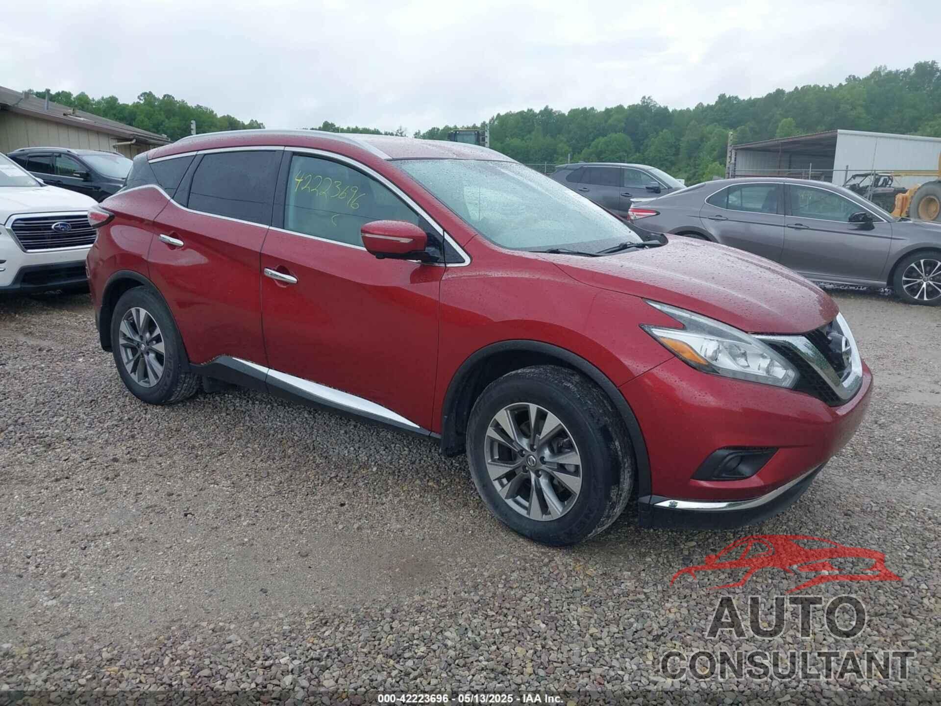 NISSAN MURANO 2015 - 5N1AZ2MH3FN270160