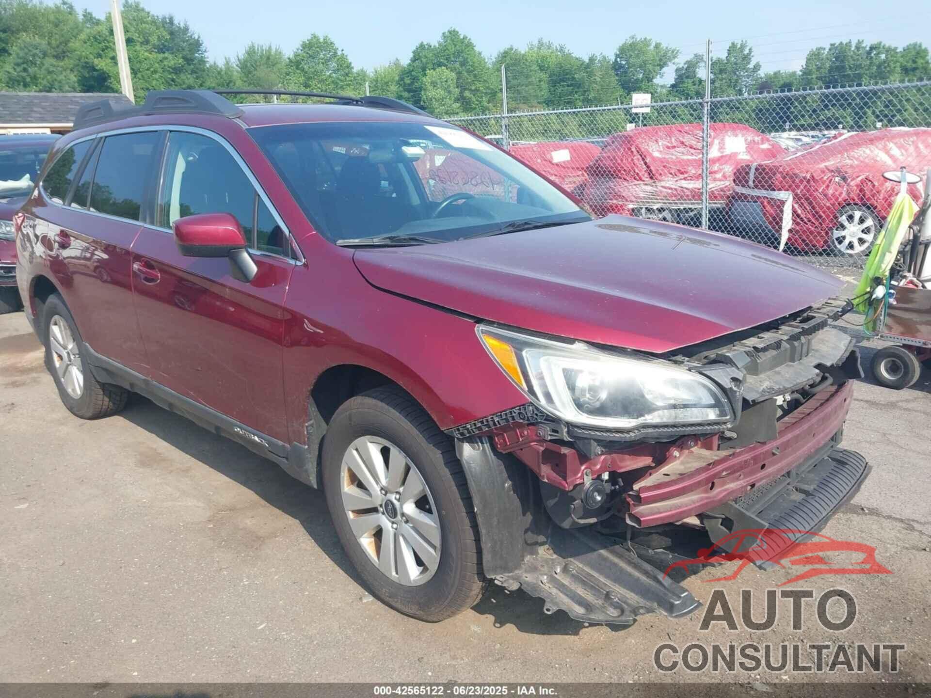 SUBARU OUTBACK 2016 - 4S4BSACC9G3302616