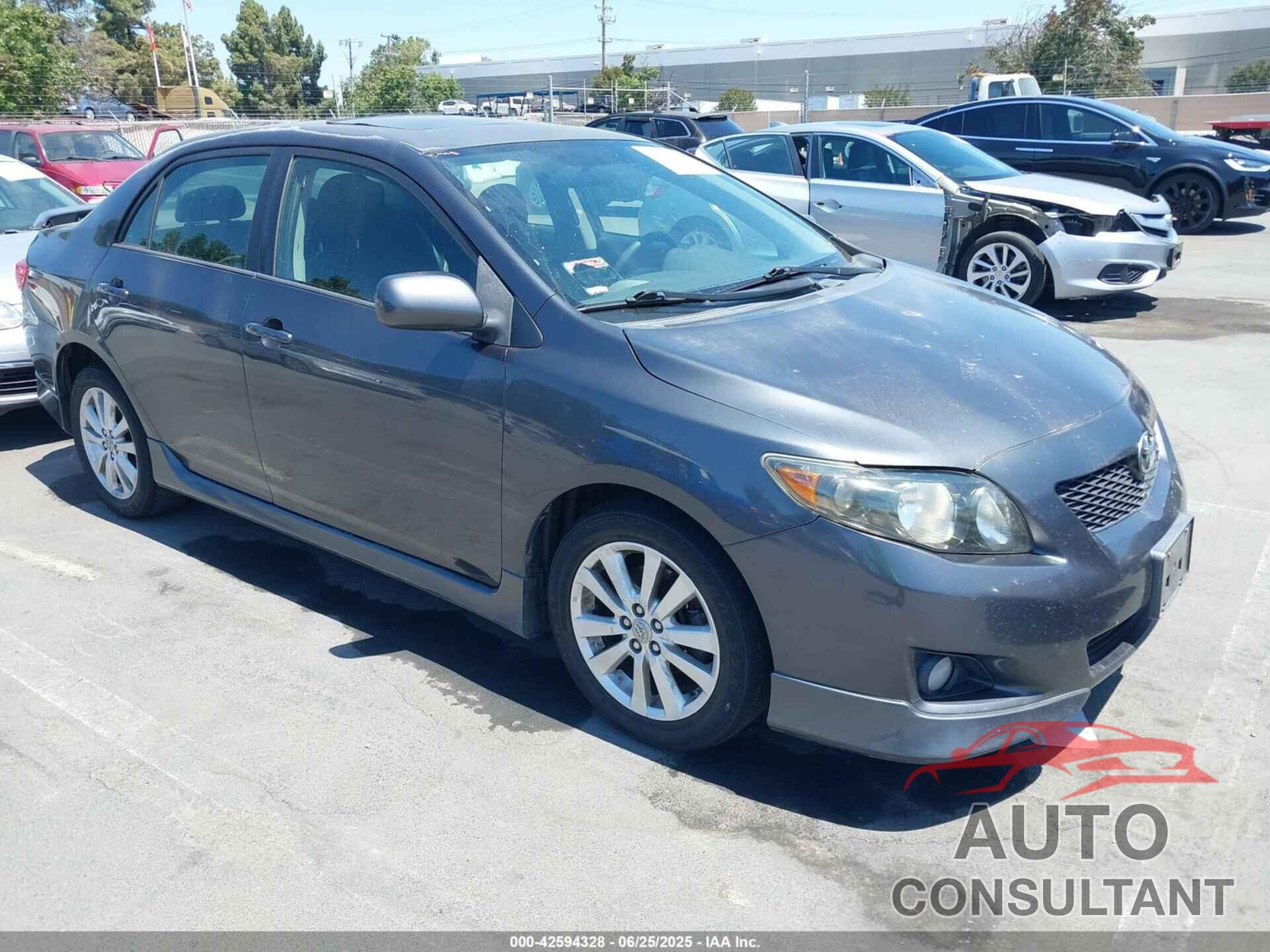 TOYOTA COROLLA 2009 - 1NXBU40E49Z125388