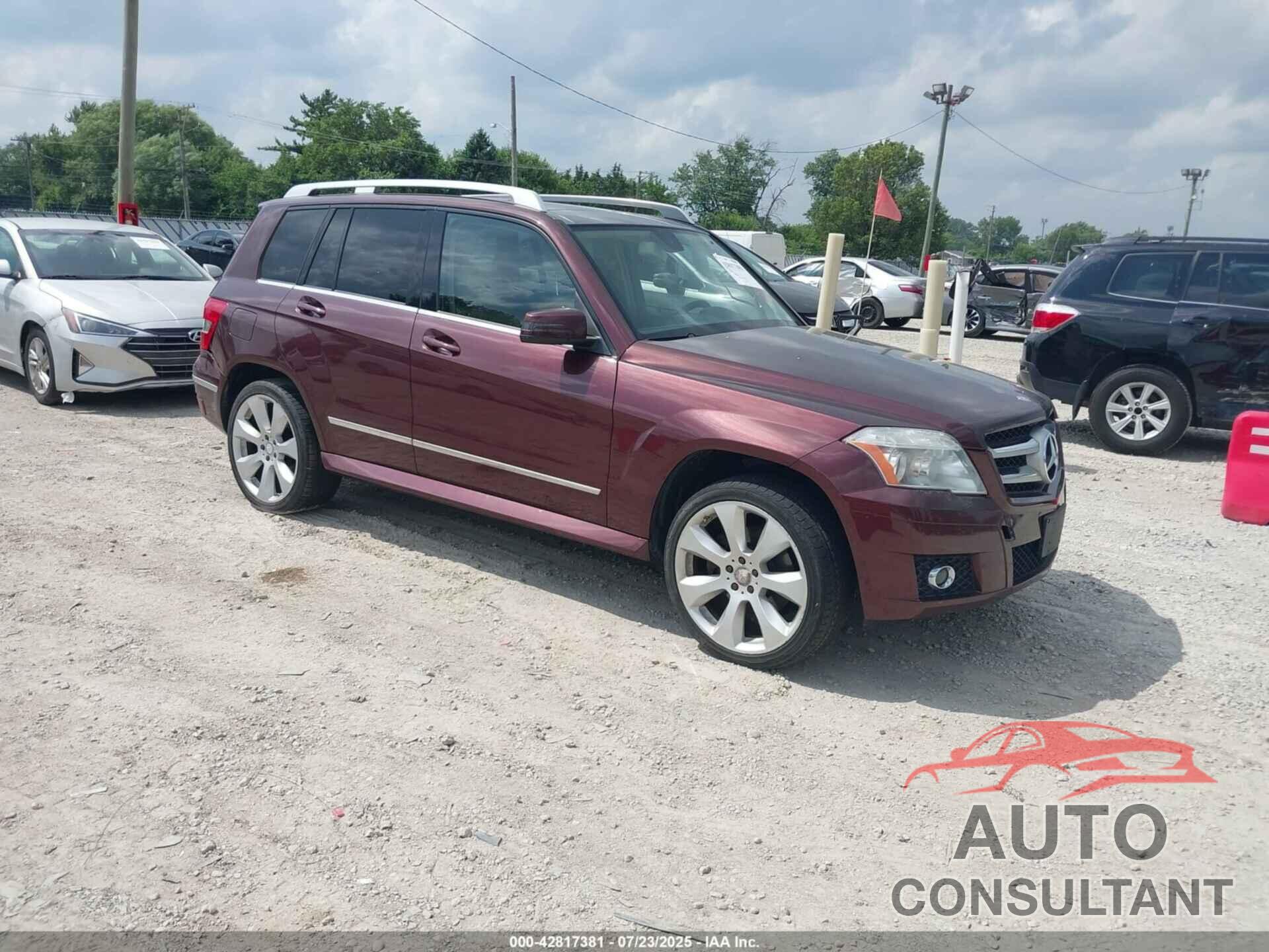 MERCEDES-BENZ GLK 350 2010 - WDCGG5GB9AF421237