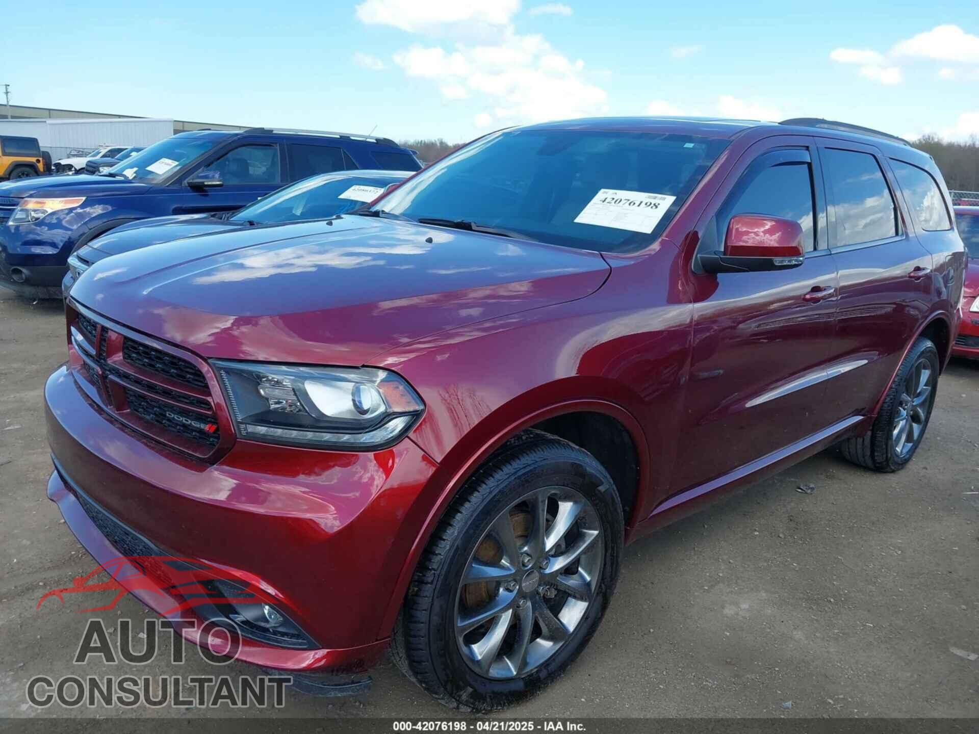 DODGE DURANGO 2017 - 1C4RDJDG9HC666874