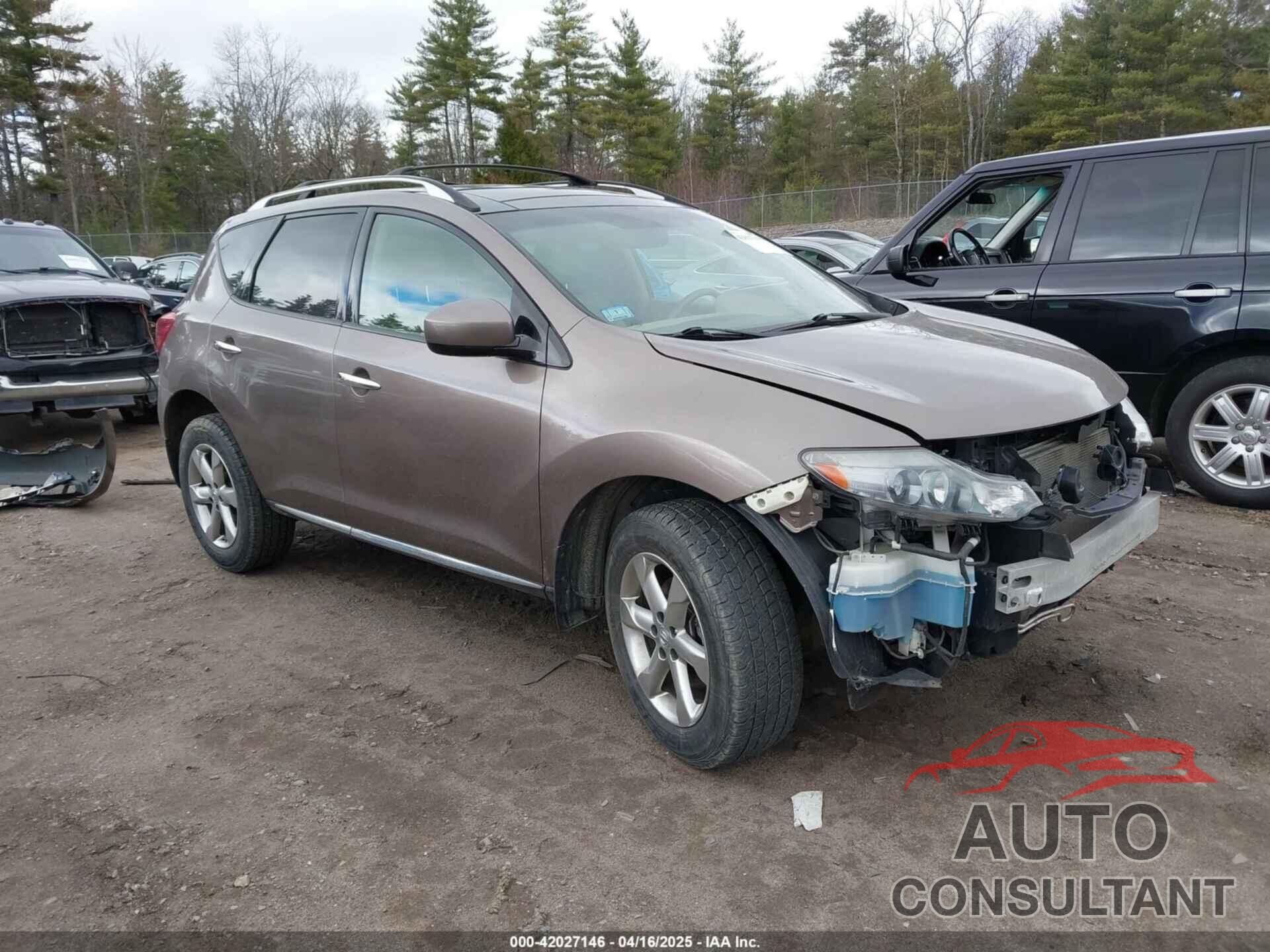 NISSAN MURANO 2010 - JN8AZ1MW1AW137143