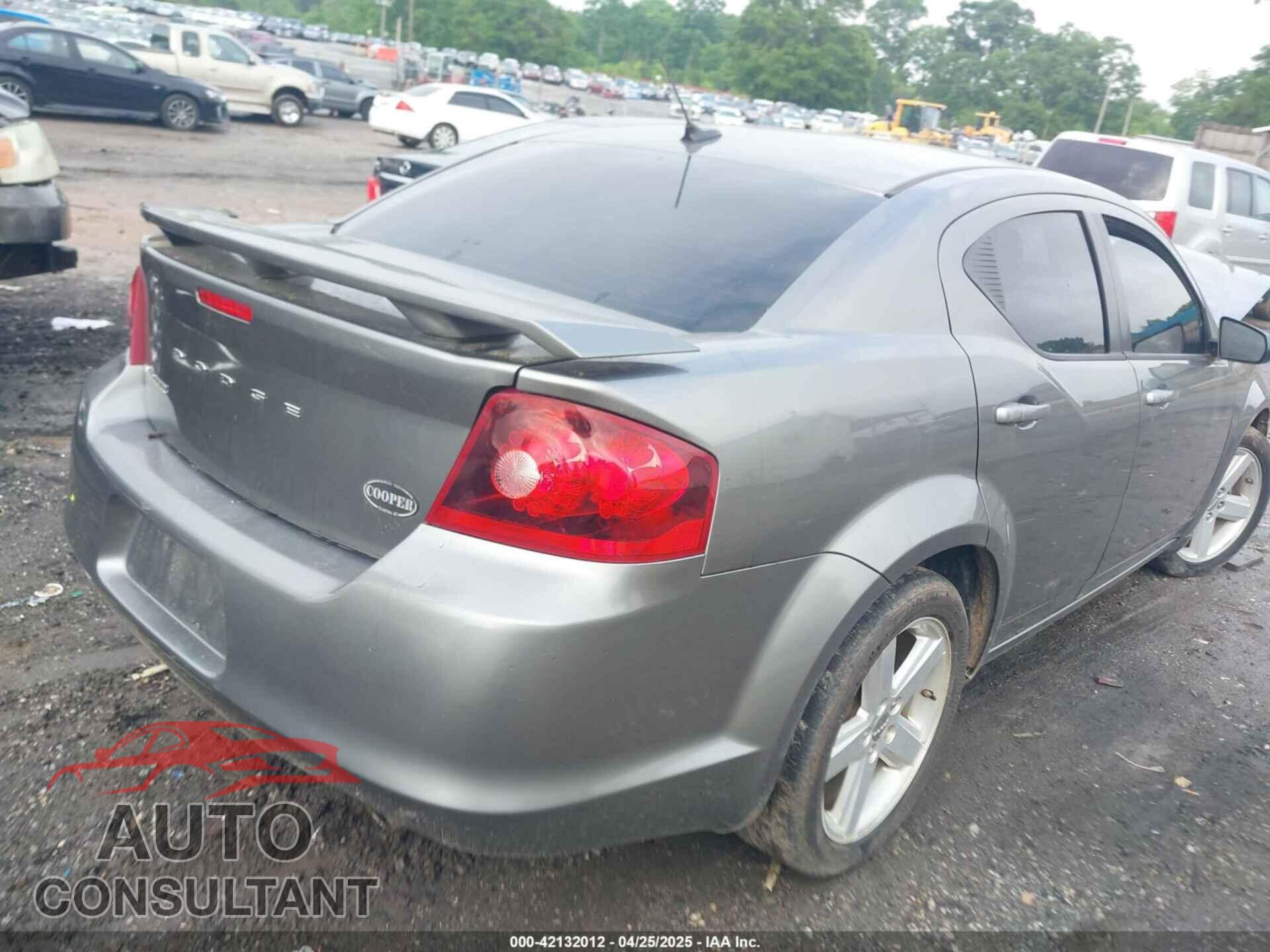 DODGE AVENGER 2012 - 1C3CDZAG1CN280766