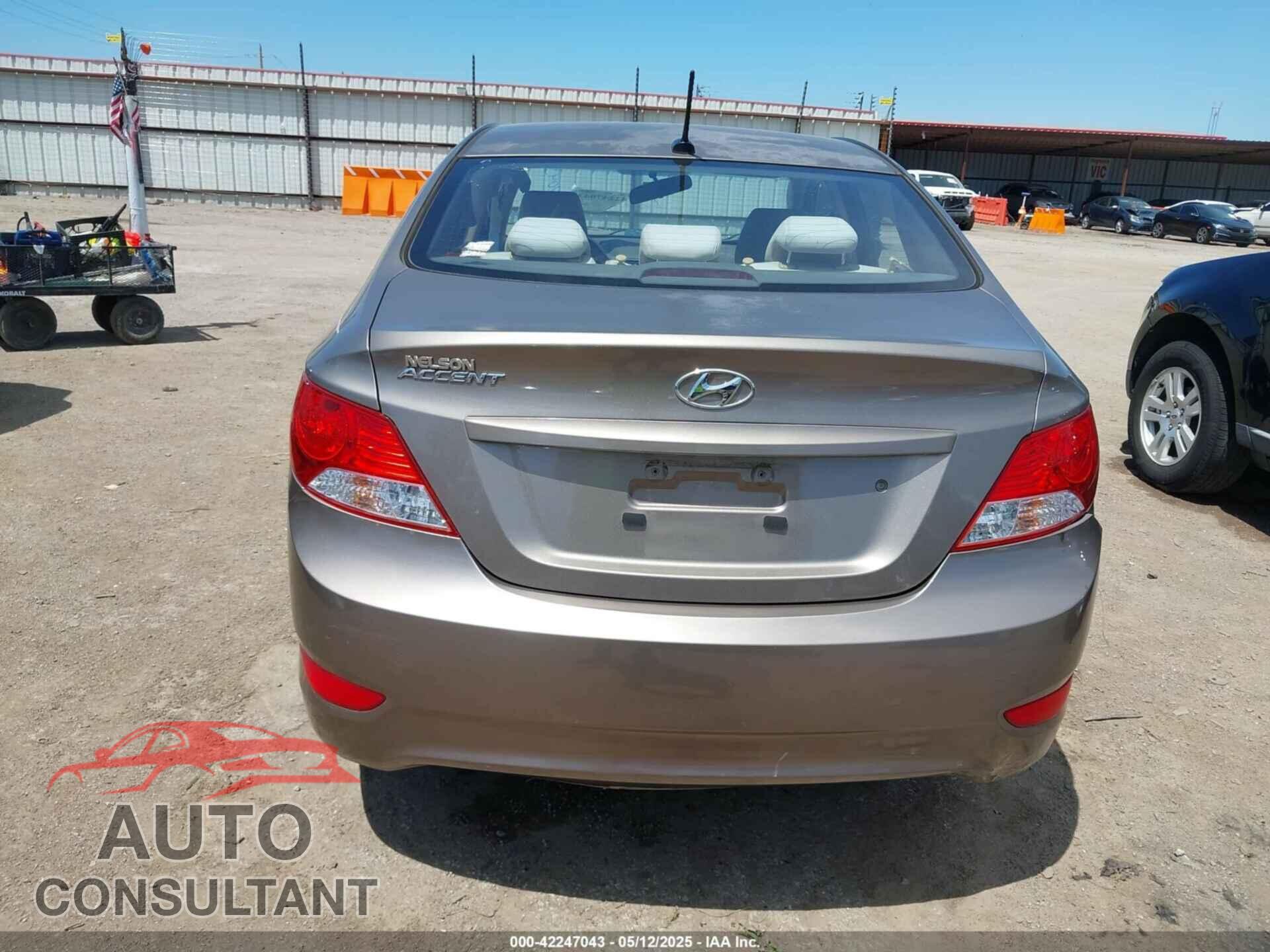 HYUNDAI ACCENT 2012 - KMHCT4AE1CU186212
