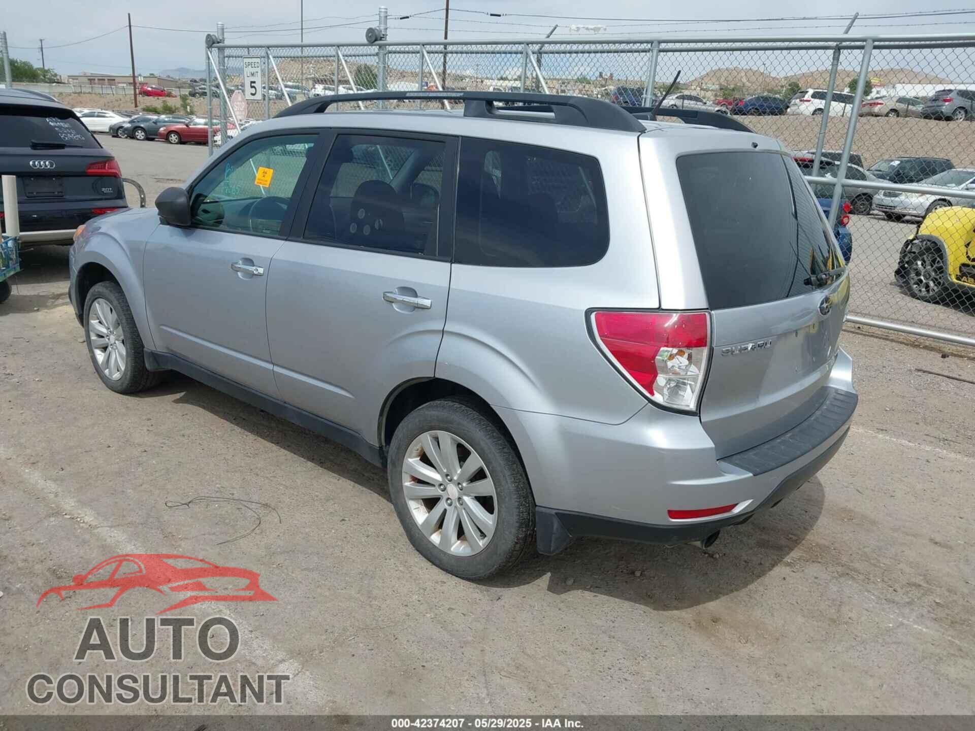 SUBARU FORESTER 2012 - JF2SHBCC9CH410709