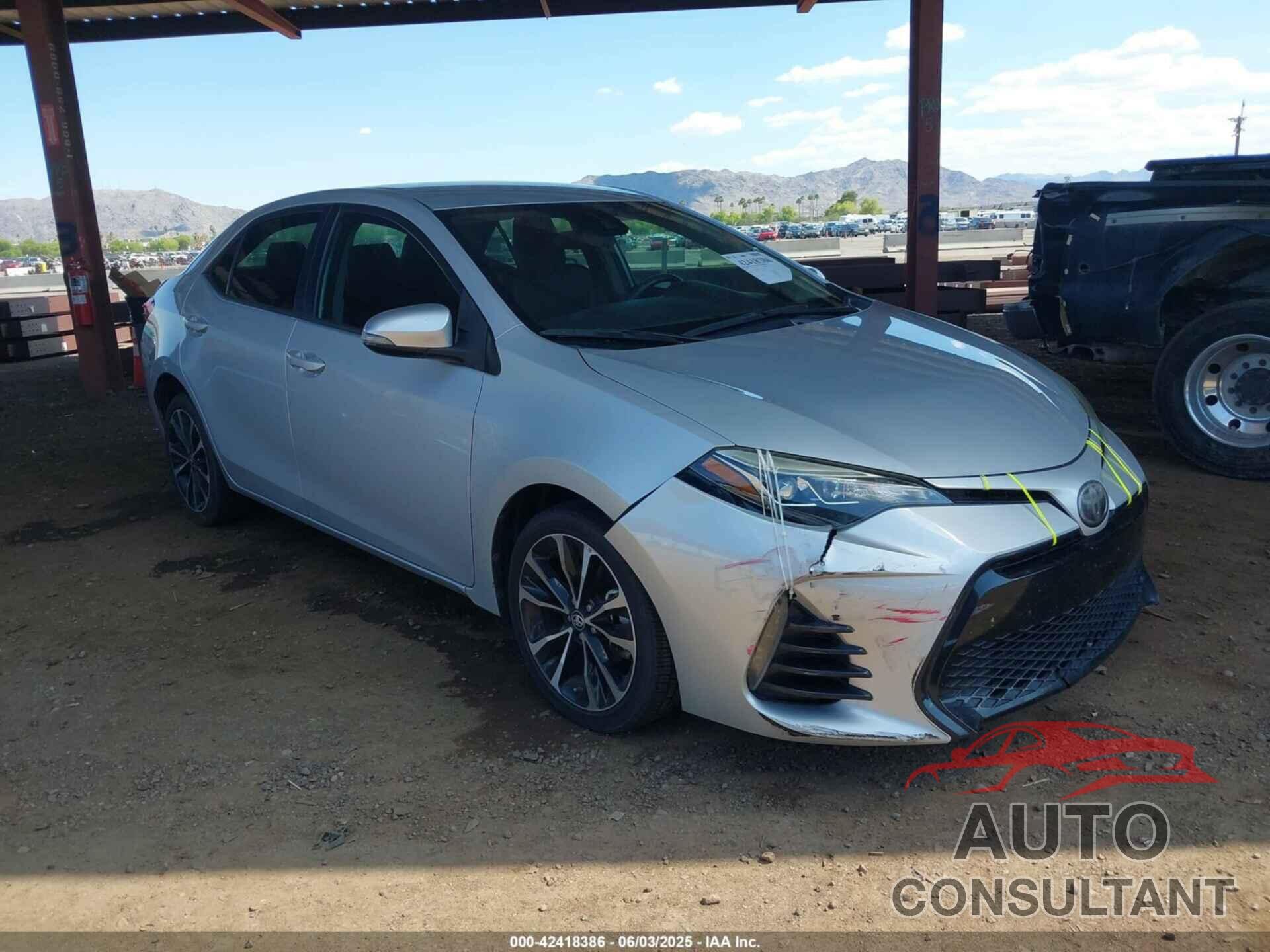 TOYOTA COROLLA 2017 - 2T1BURHE6HC817461