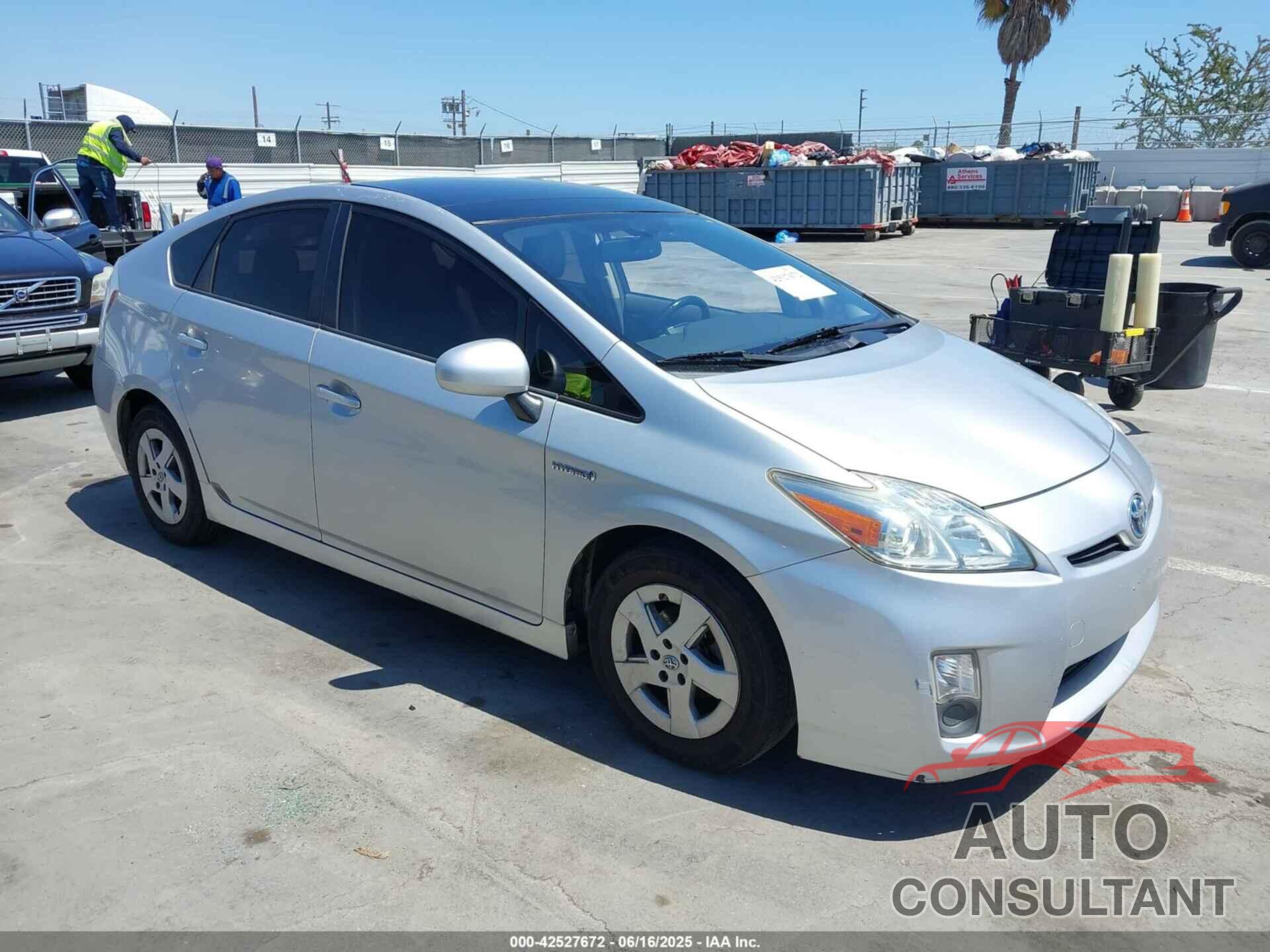 TOYOTA PRIUS 2011 - JTDKN3DU2B0291659