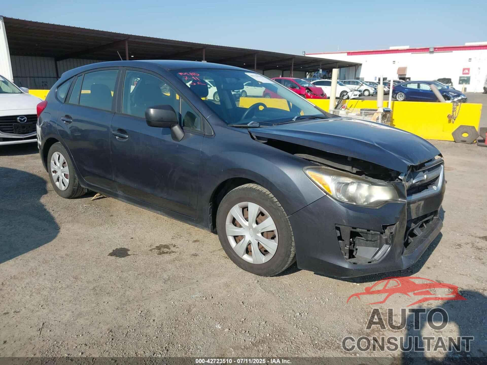 SUBARU IMPREZA 2013 - JF1GPAA67D2890578