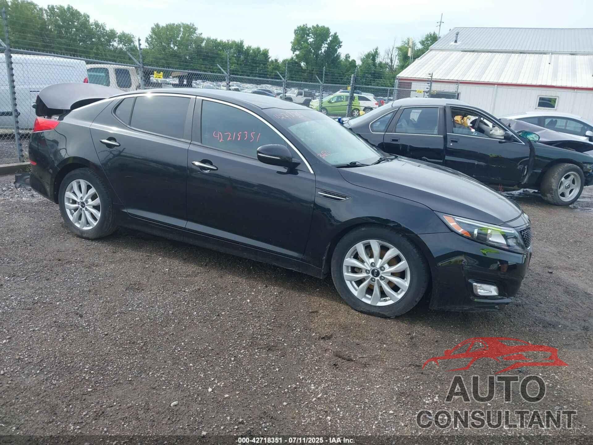KIA OPTIMA 2015 - KNAGM4A74F5615083