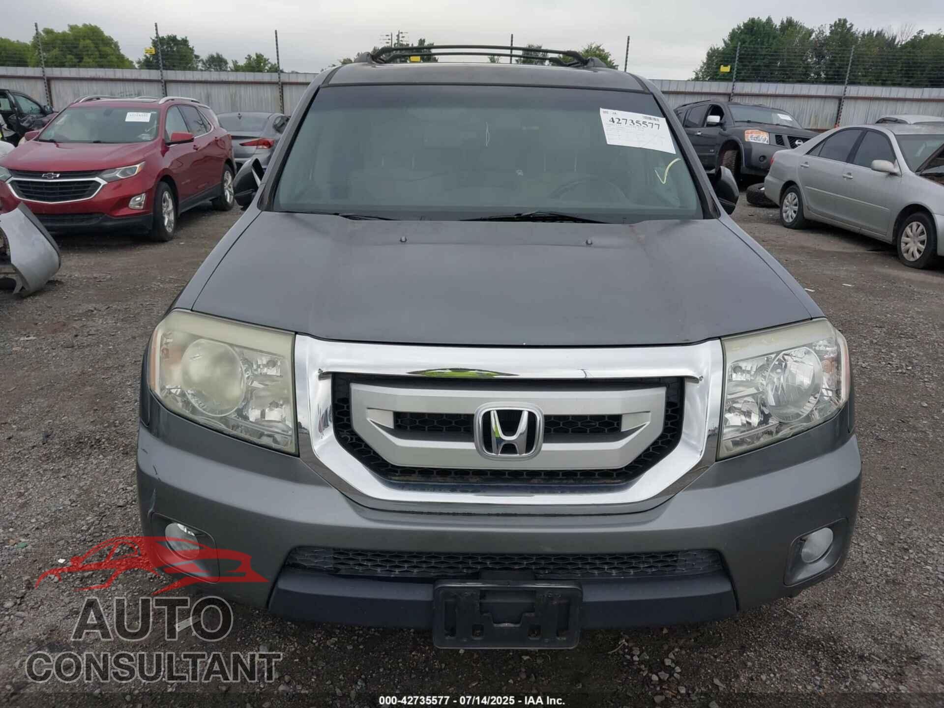 HONDA PILOT 2009 - 5FNYF38569B025471