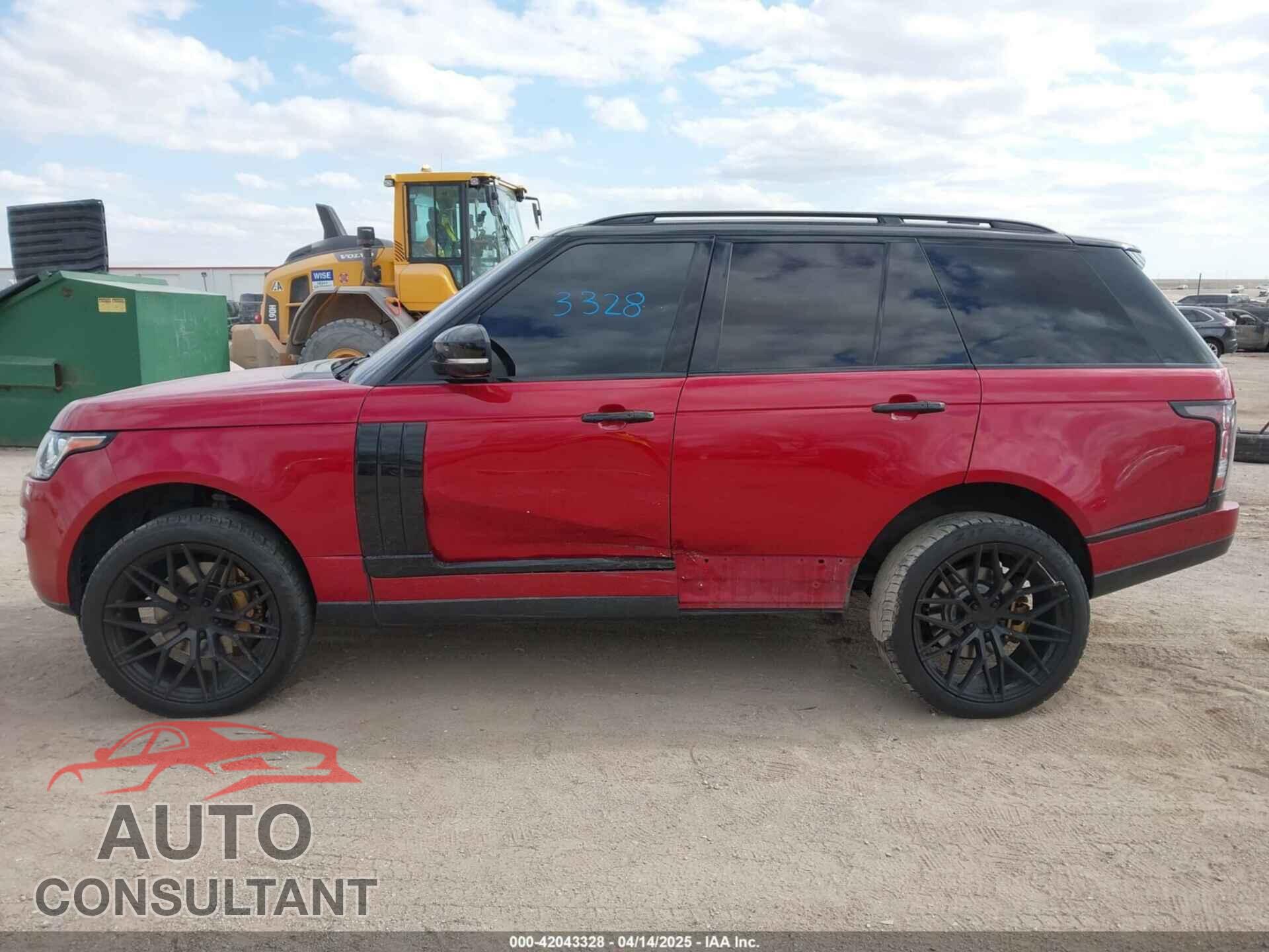 LAND ROVER RANGE ROVER 2017 - SALGS2FE3HA331421