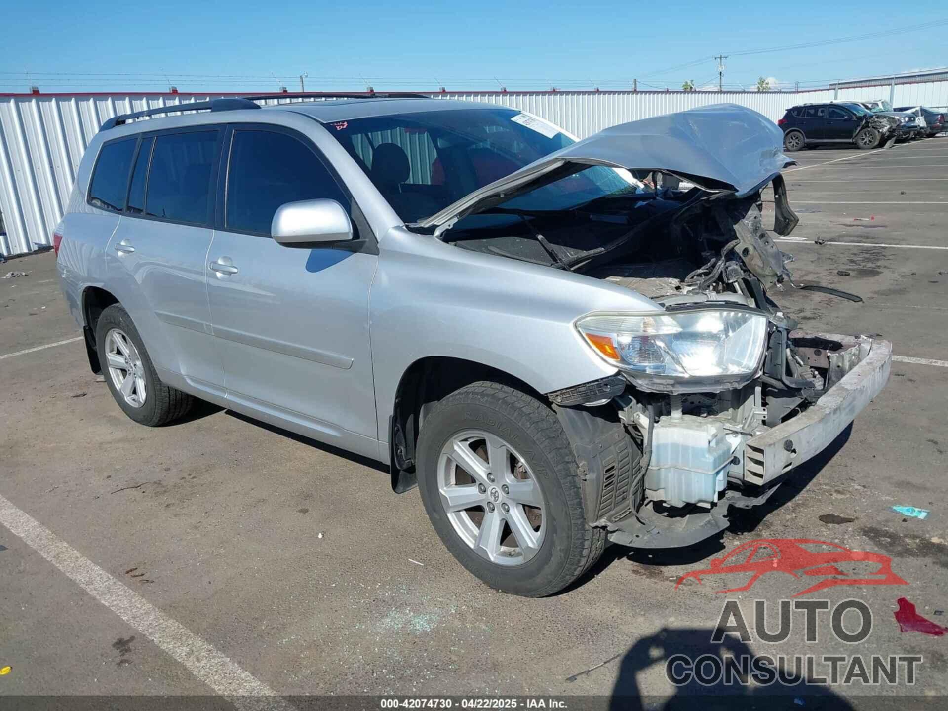 TOYOTA HIGHLANDER 2010 - 5TDJK3EH7AS024681