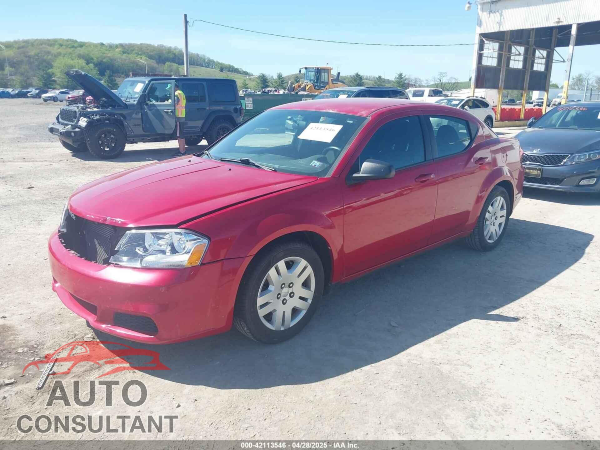 DODGE AVENGER 2011 - 1B3BD4FB3BN579098