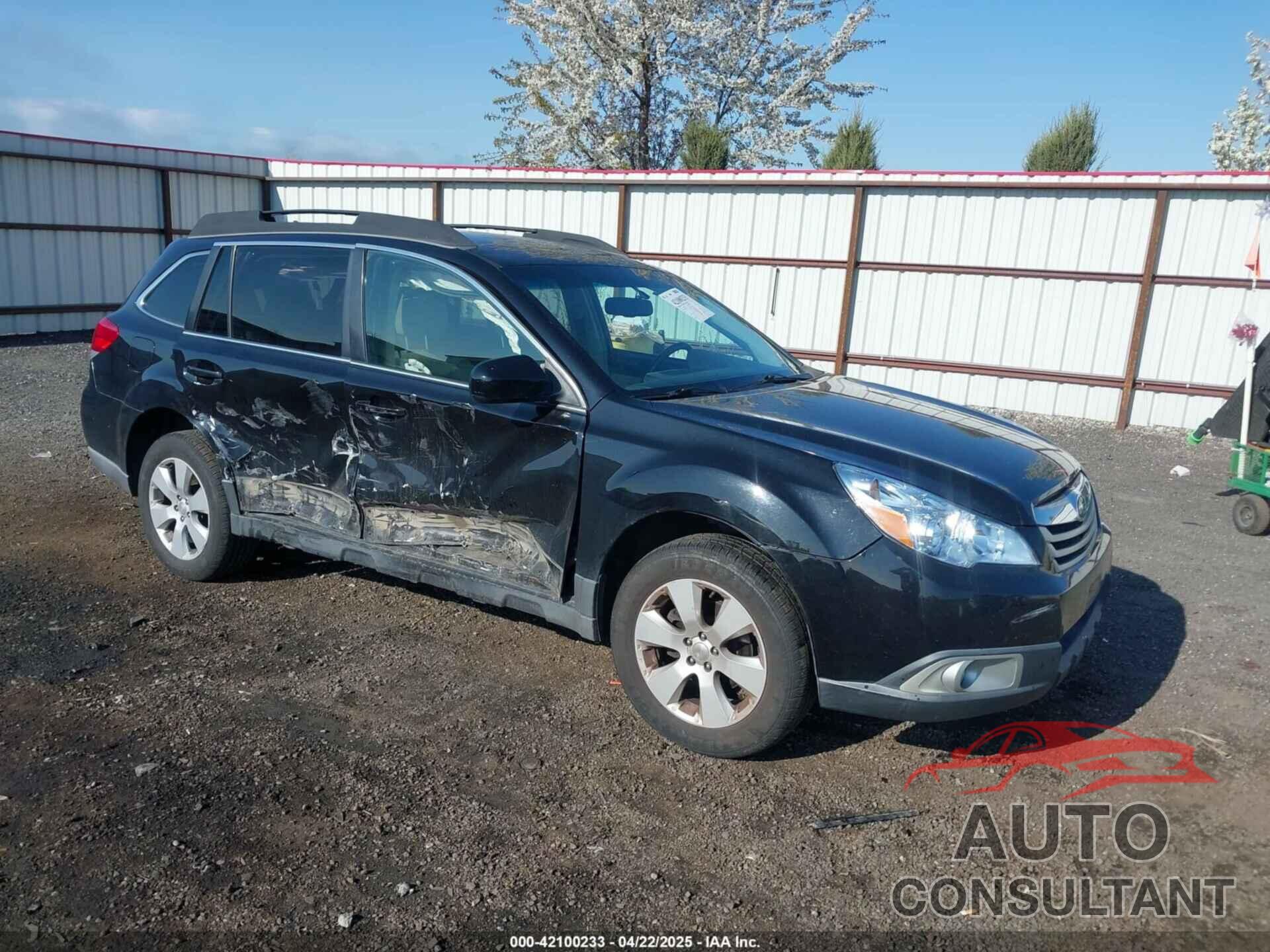 SUBARU OUTBACK 2011 - 4S4BRBFC3B3362168