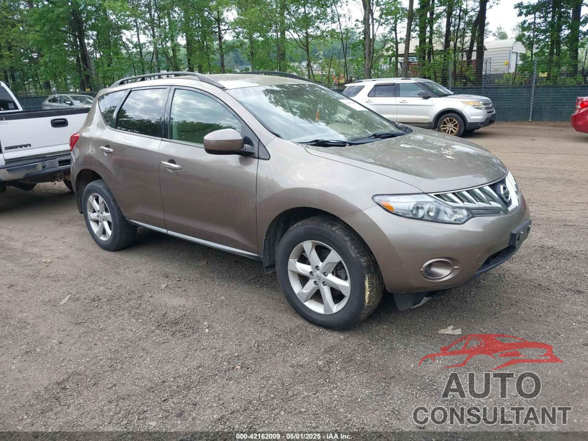 NISSAN MURANO 2009 - JN8AZ18W69W138889