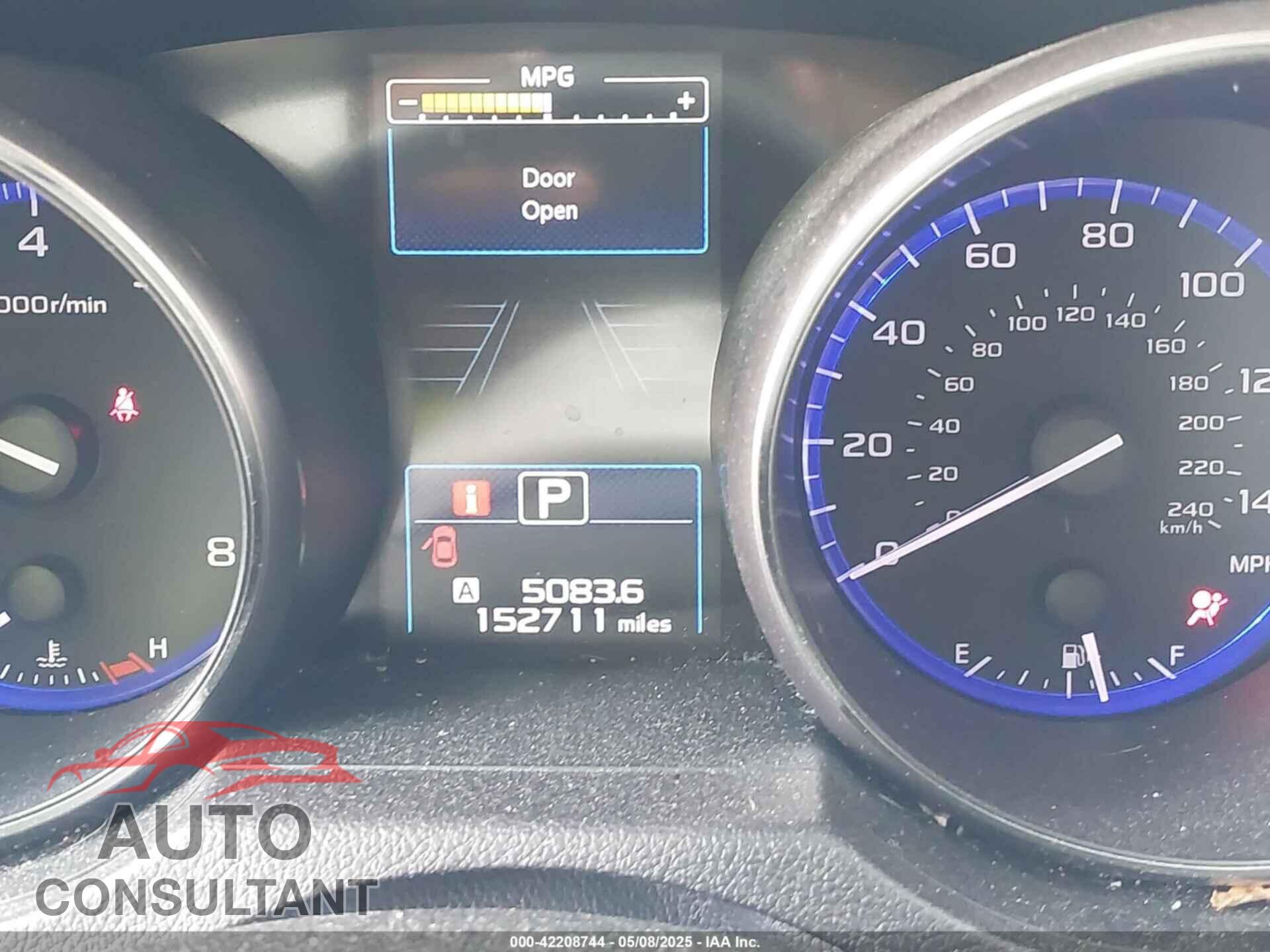 SUBARU OUTBACK 2016 - 4S4BSANC1G3215757