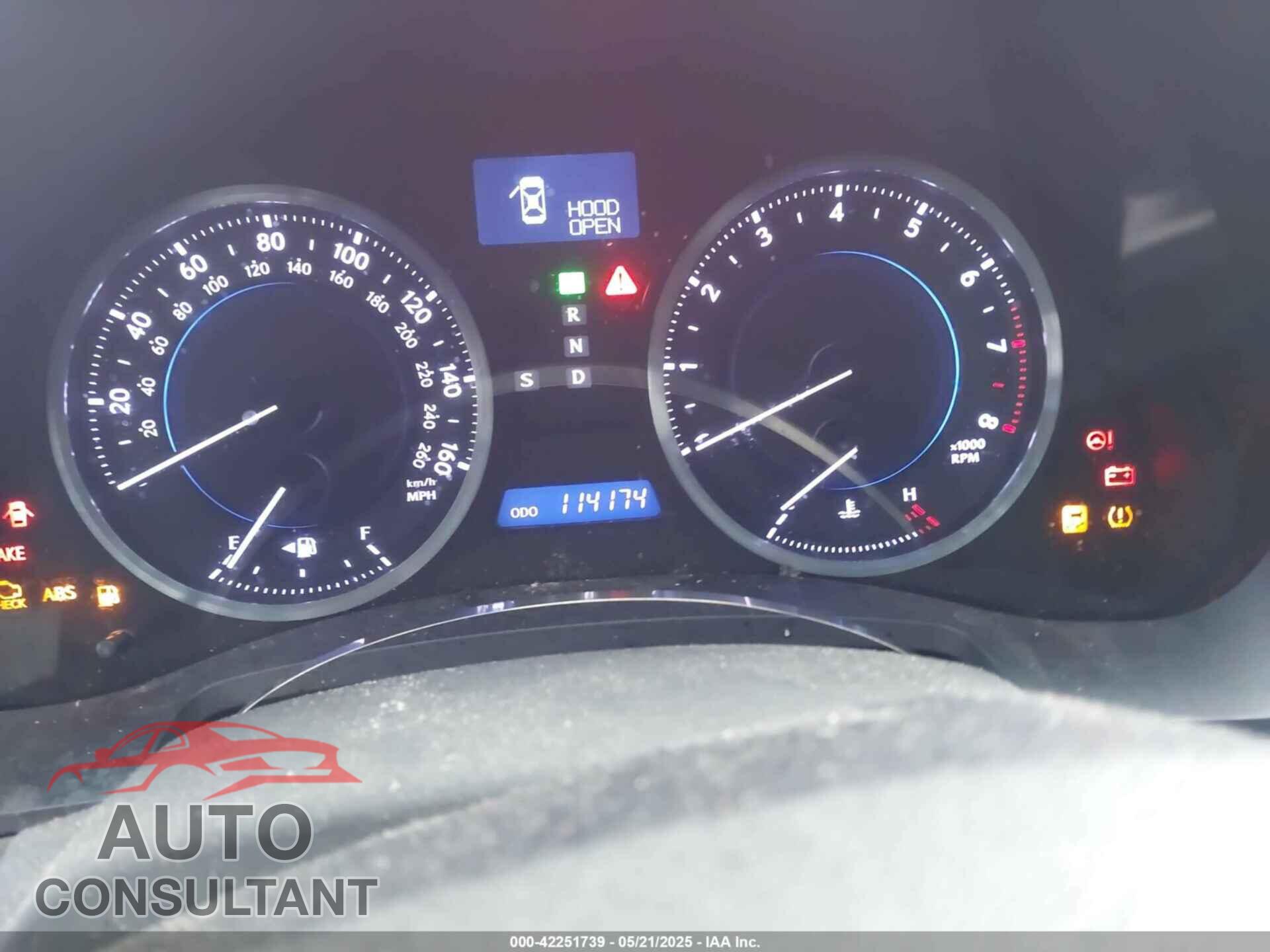 LEXUS IS 250 2012 - JTHCF5C2XC5052988