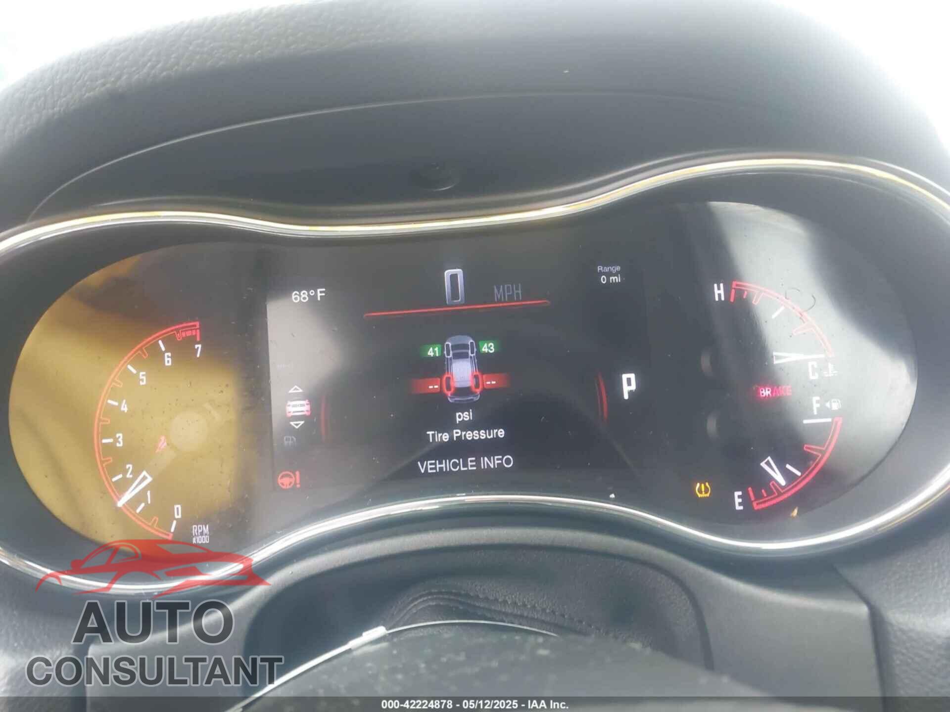 DODGE DURANGO 2015 - 1C4RDHAG1FC849969