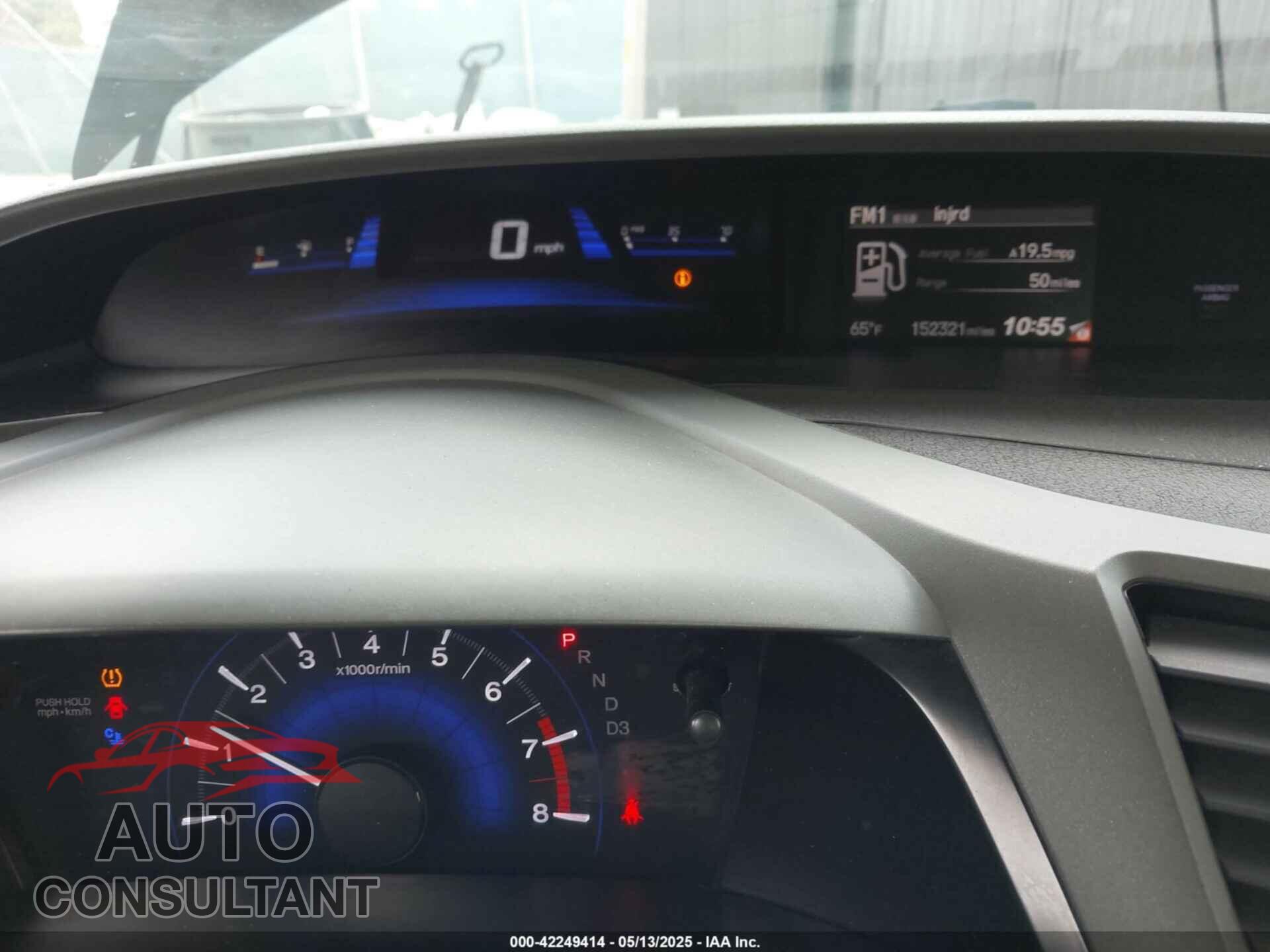 HONDA CIVIC 2012 - 19XFB2F9XCE302171
