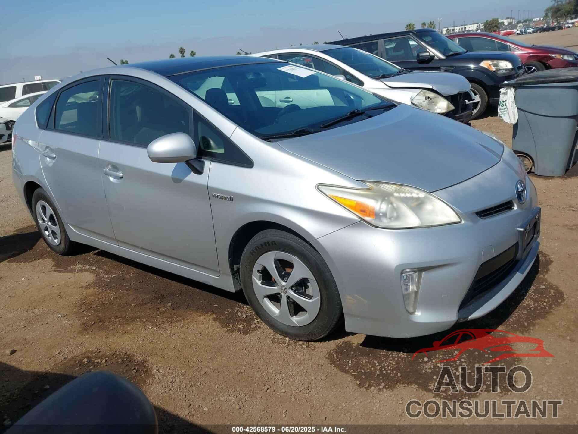 TOYOTA PRIUS 2012 - JTDKN3DU3C5438463