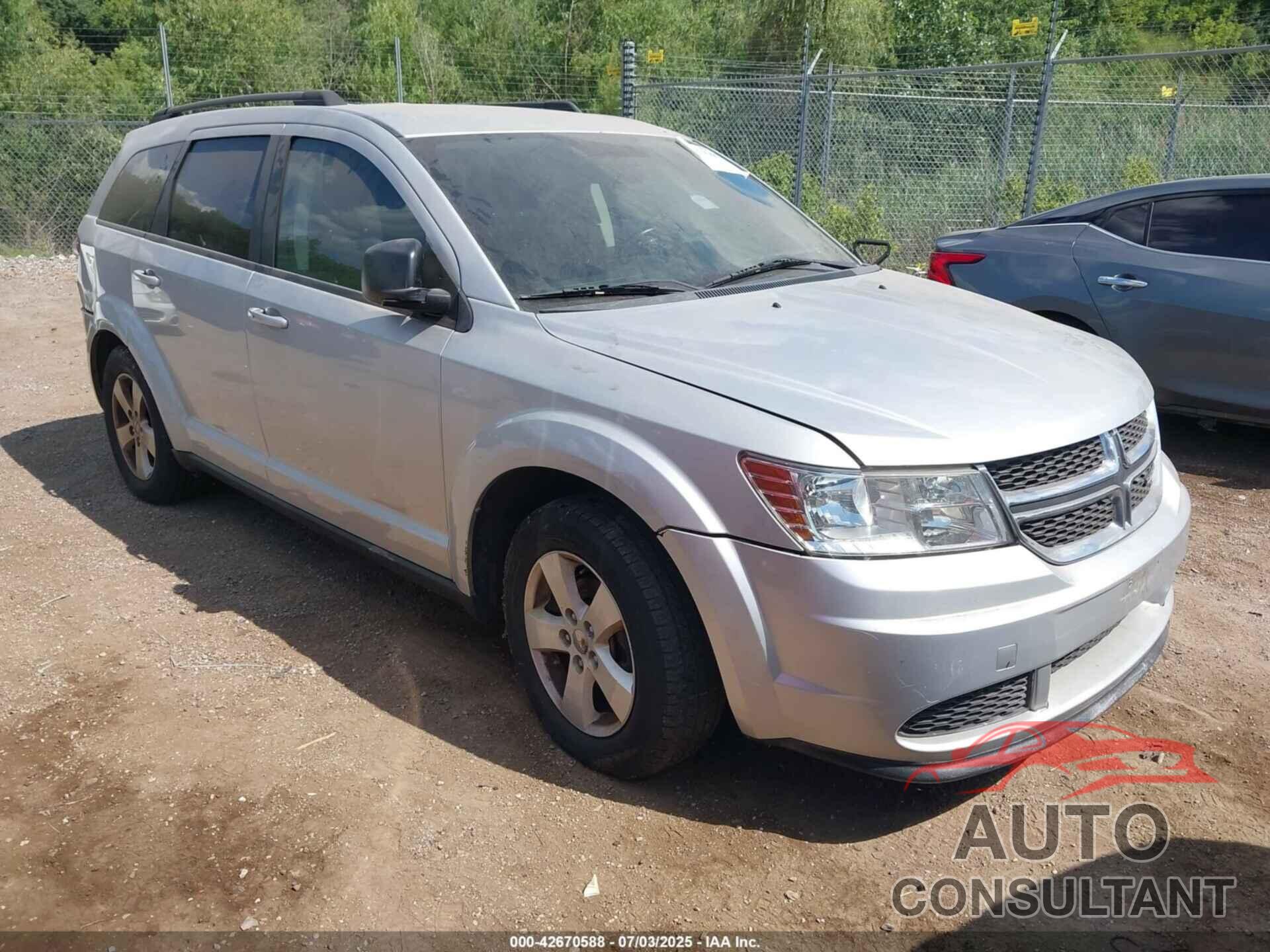 DODGE JOURNEY 2012 - 3C4PDCAB9CT204727