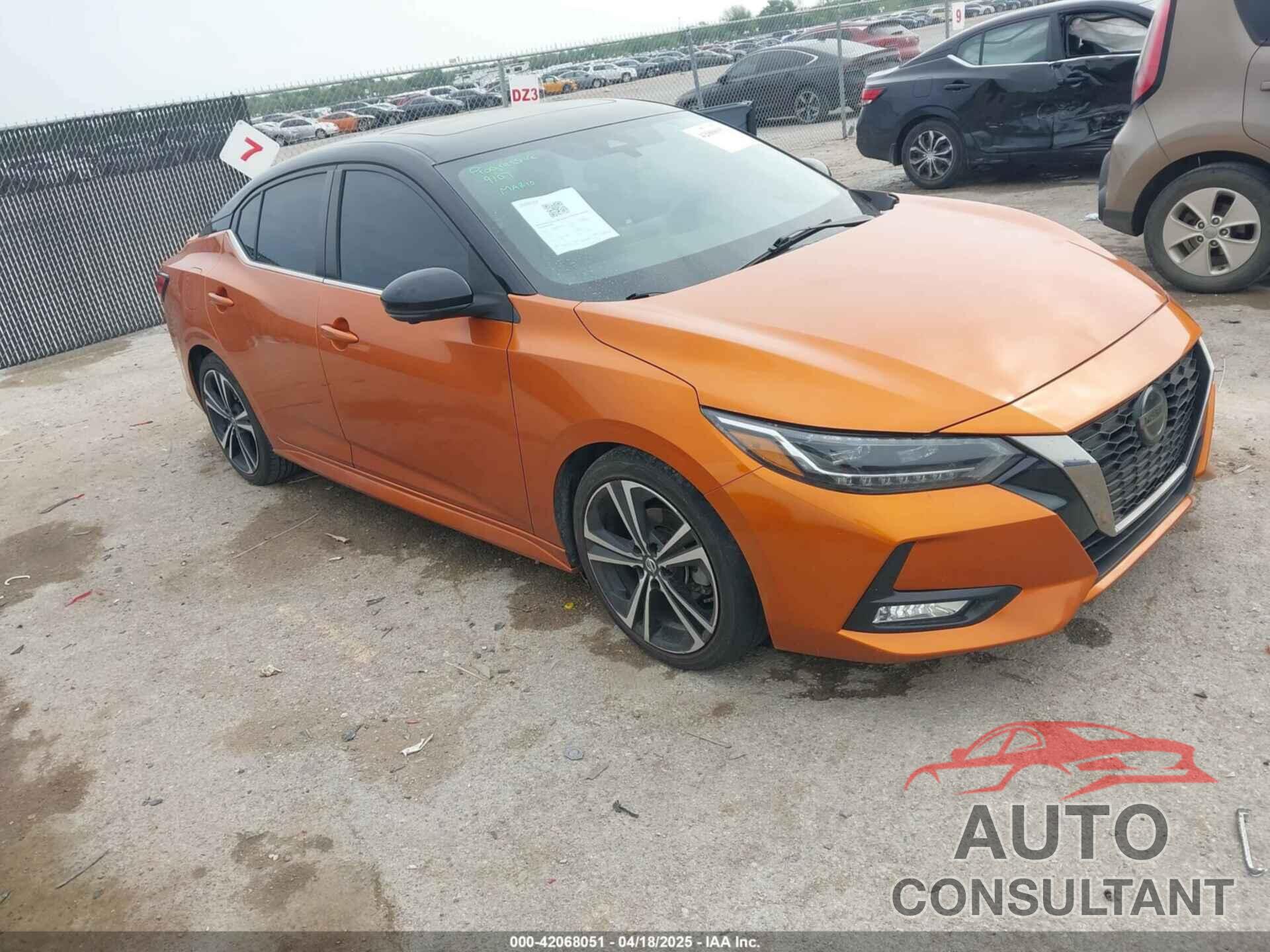 NISSAN SENTRA 2021 - 3N1AB8DV6MY231759