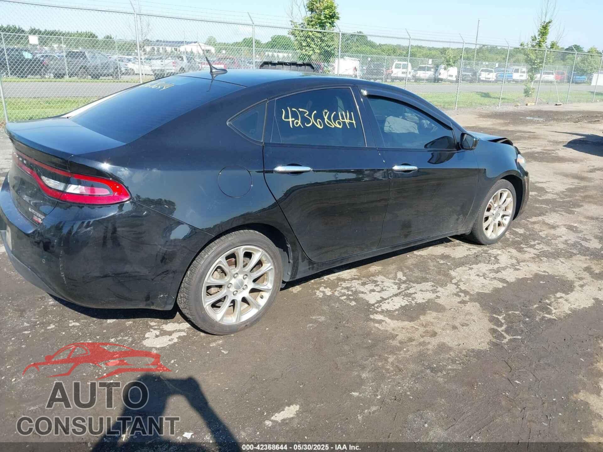 DODGE DART 2014 - 1C3CDFCB4ED860280