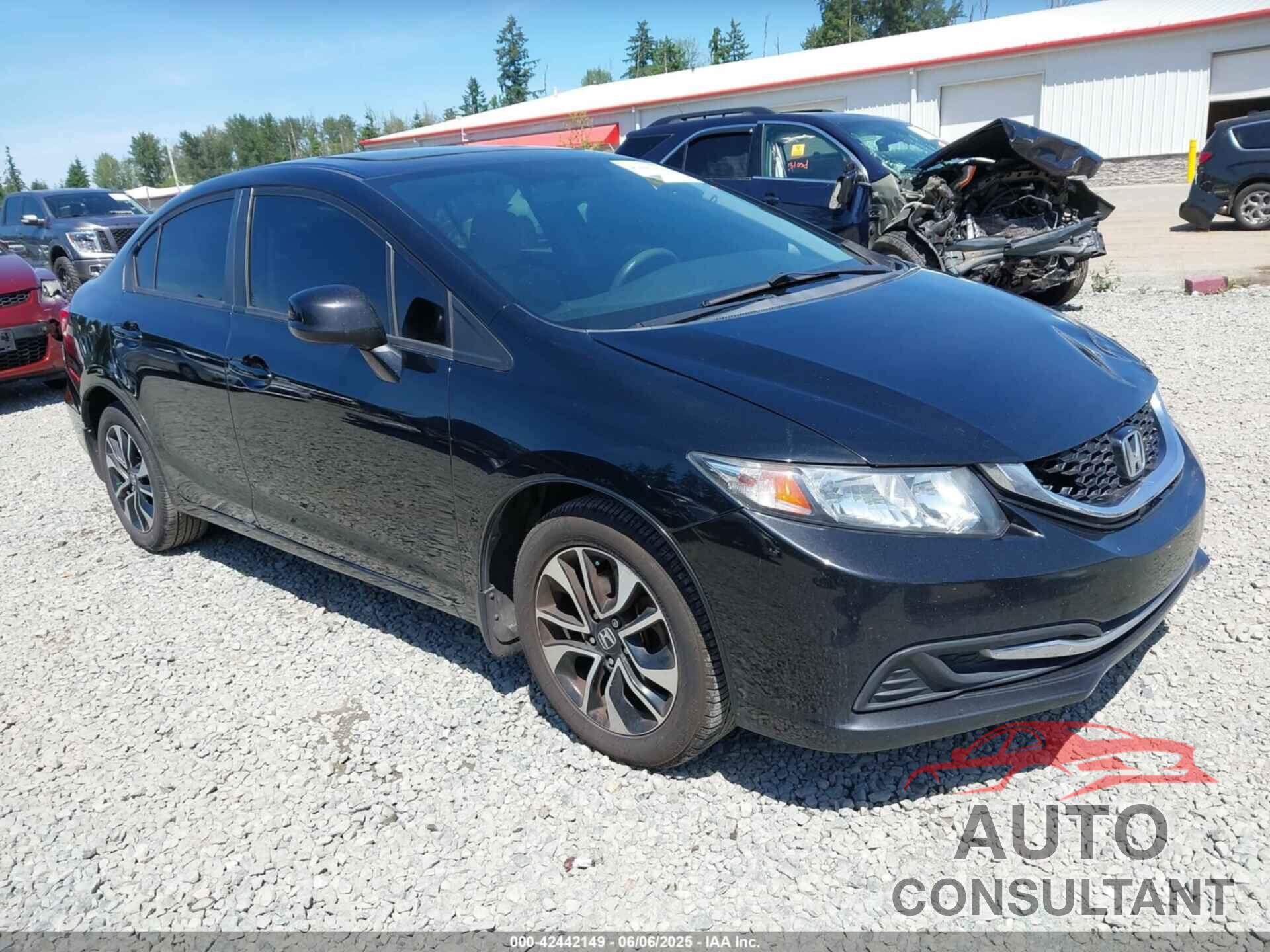 HONDA CIVIC 2013 - 19XFB2F88DE202708