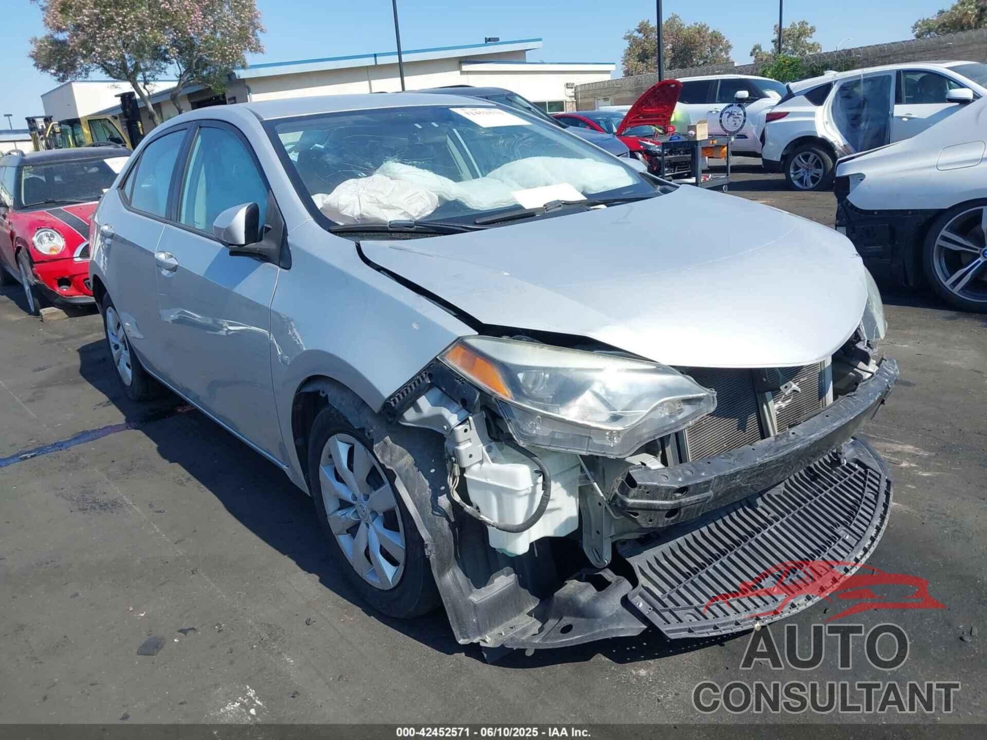 TOYOTA COROLLA 2016 - 5YFBURHE1GP435093