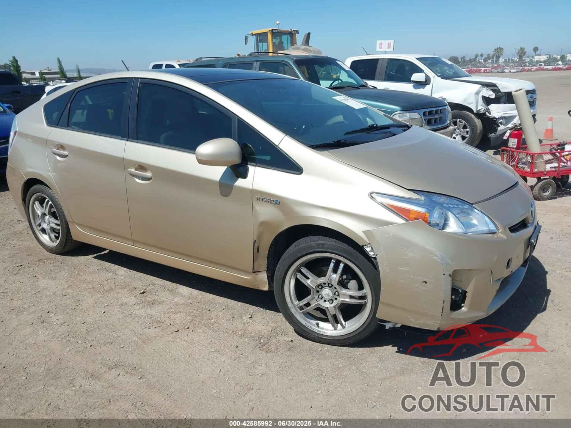 TOYOTA PRIUS 2010 - JTDKN3DU9A1030442