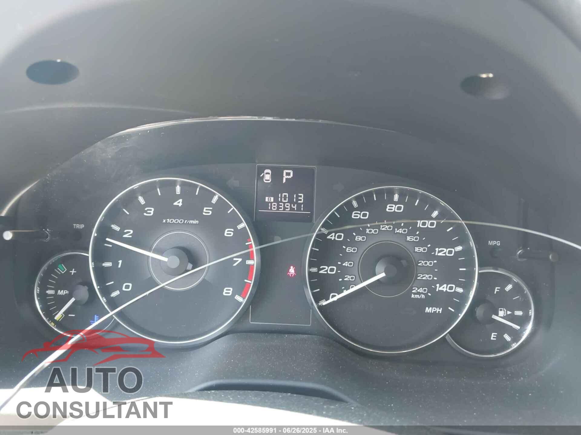 SUBARU OUTBACK 2012 - 4S4BRBCC9C3235012