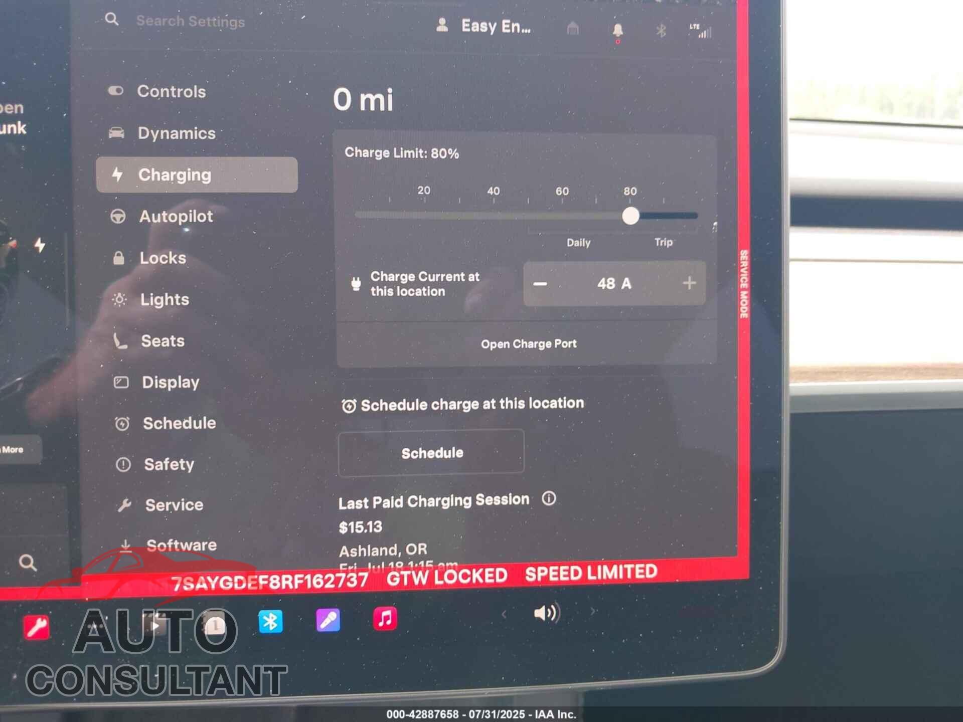 TESLA MODEL Y 2024 - 7SAYGDEF8RF162737