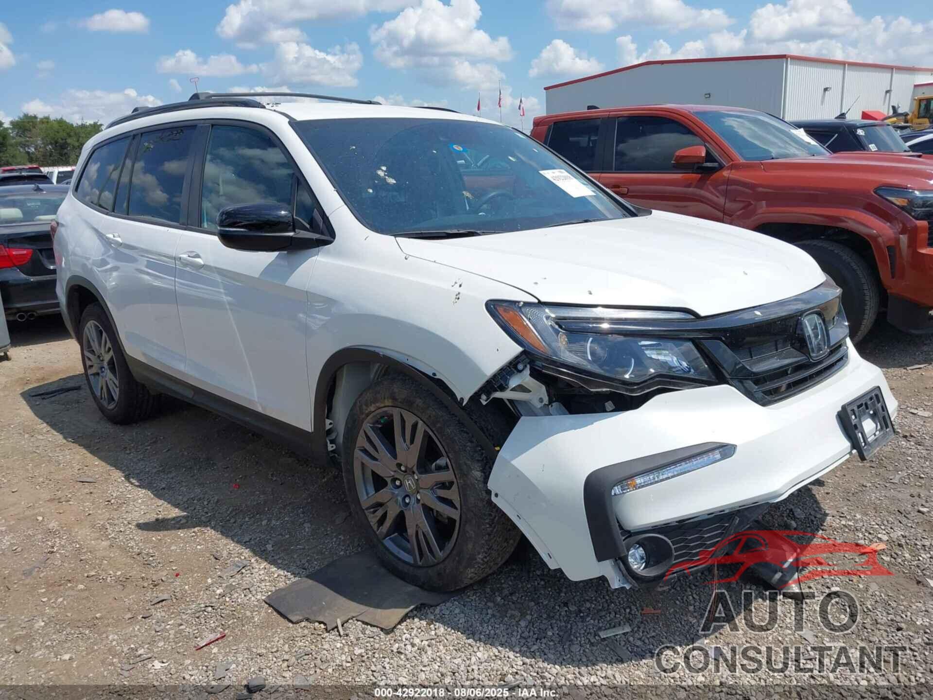 HONDA PILOT 2022 - 5FNYF6H35NB104284