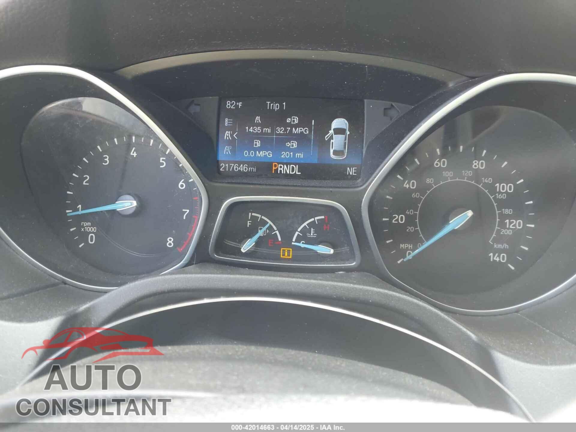 FORD FOCUS 2015 - 1FADP3F2XFL351132