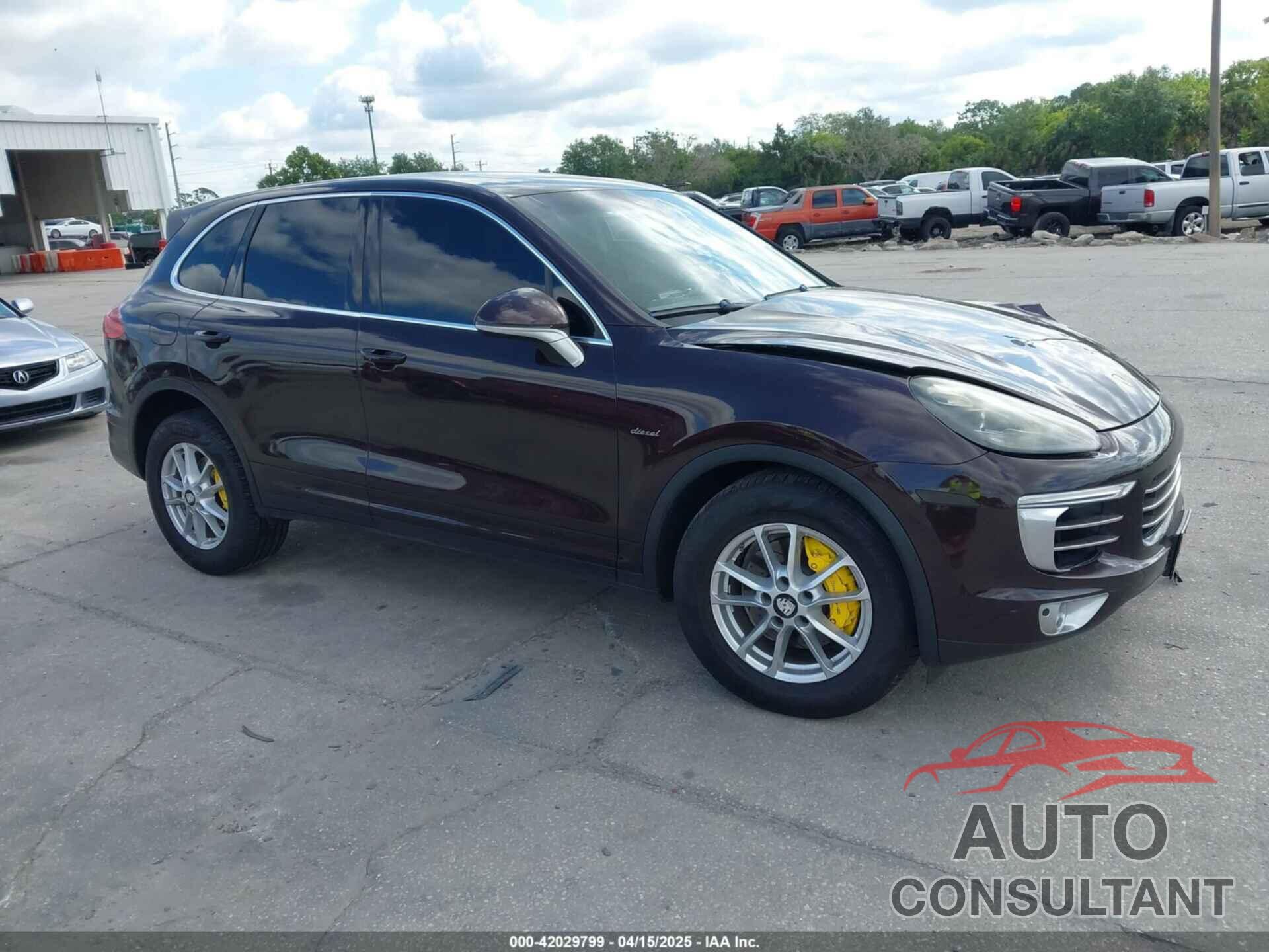 PORSCHE CAYENNE 2015 - WP1AF2A26FLA44086