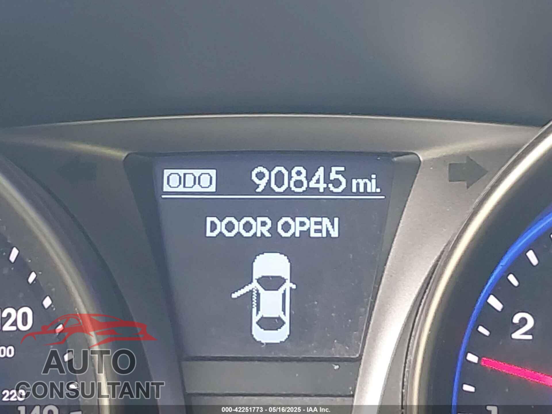 HYUNDAI GENESIS 2013 - KMHHT6KD6DU080282