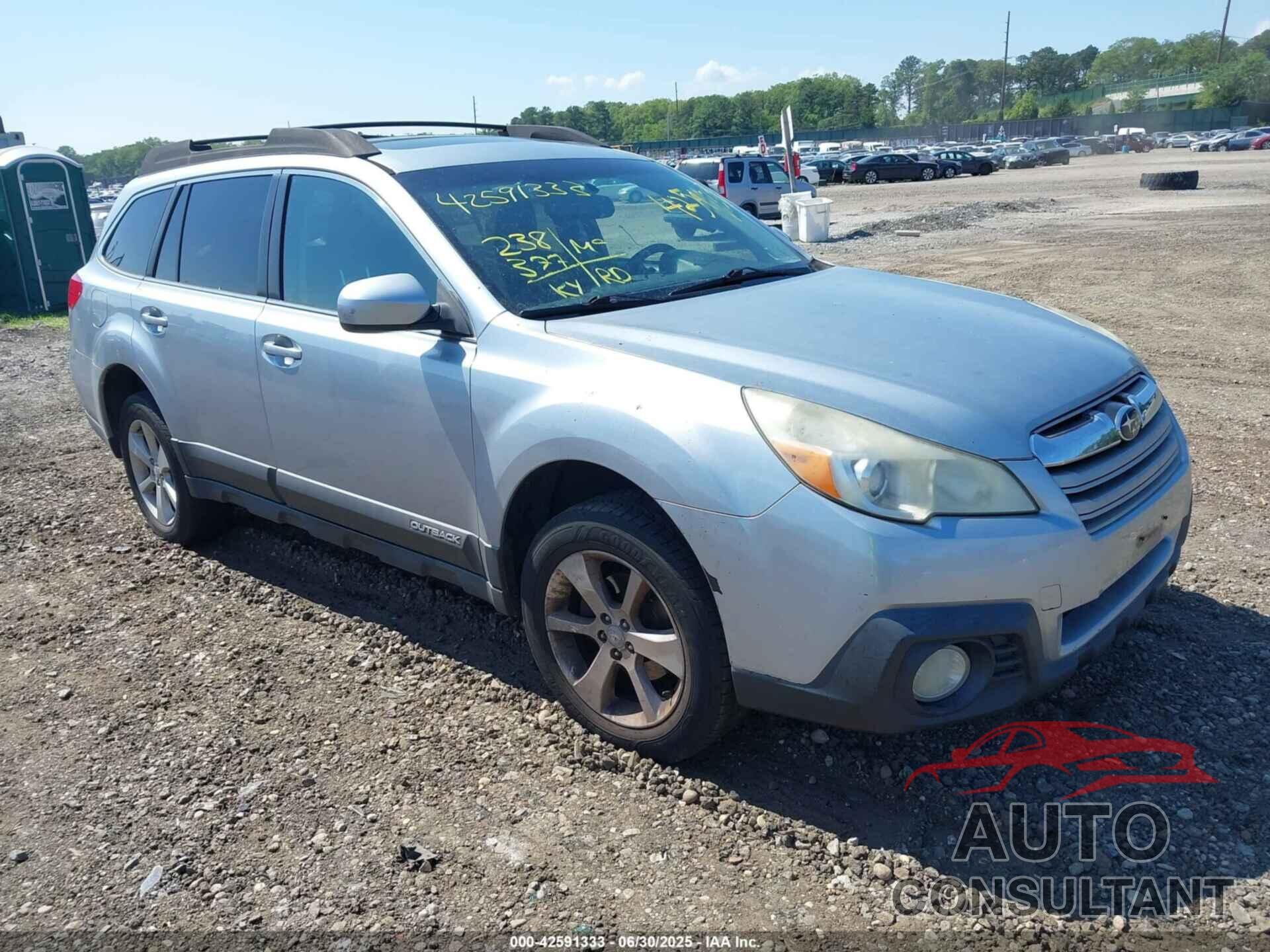 SUBARU OUTBACK 2013 - 4S4BRBHC0D3200272