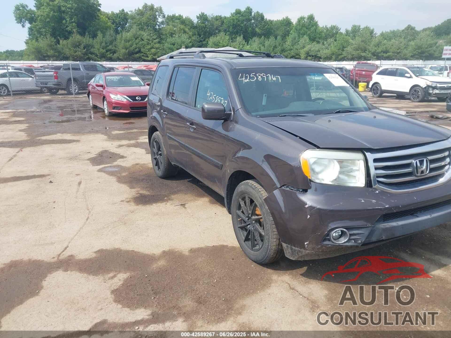 HONDA PILOT 2012 - 5FNYF4H50CB055028