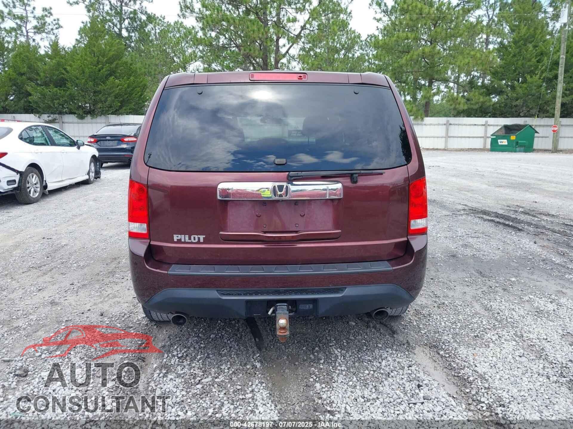 HONDA PILOT 2012 - 5FNYF3H59CB033359
