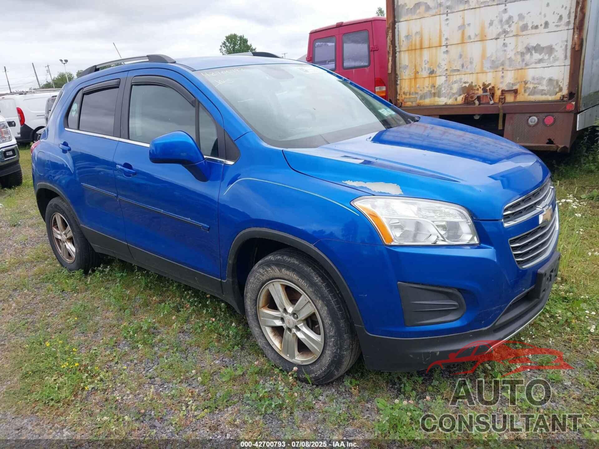 CHEVROLET TRAX 2016 - KL7CJPSBXGB620500