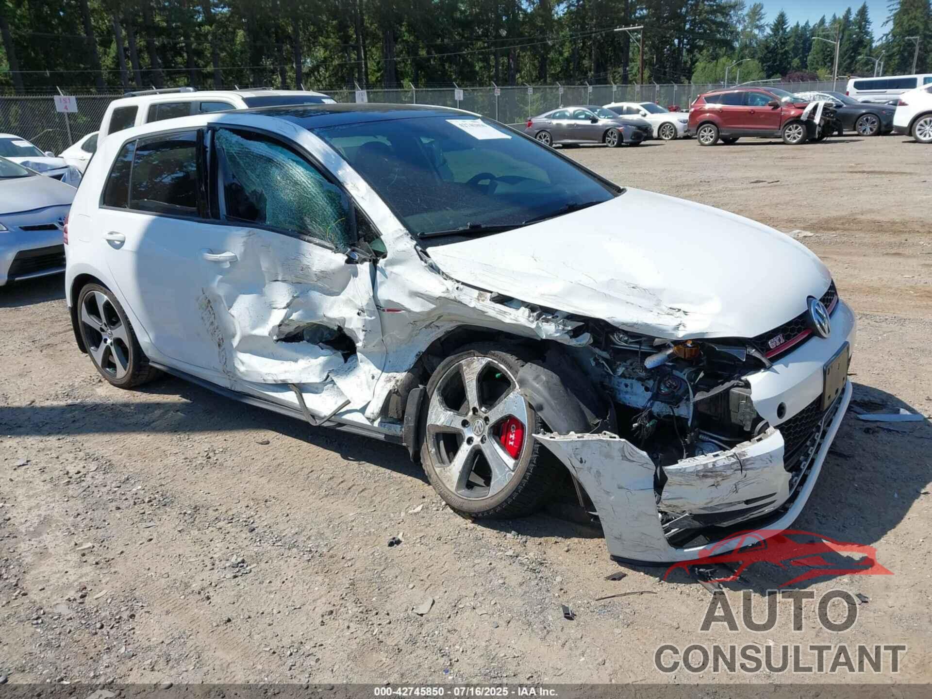 VOLKSWAGEN GOLF GTI 2017 - 3VW547AU7HM017209