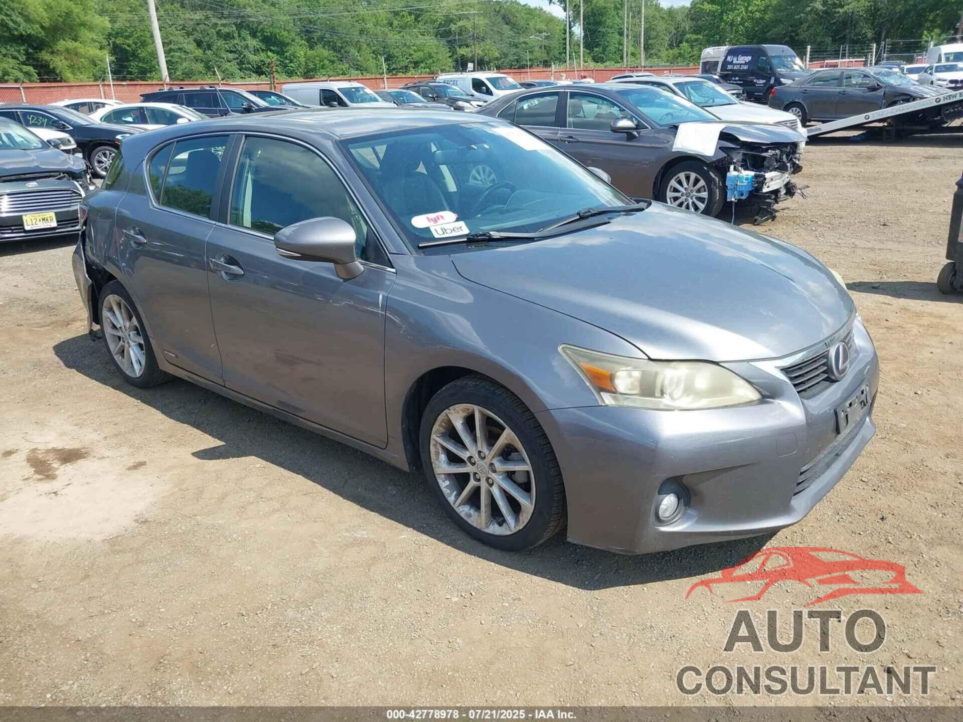 LEXUS CT 2012 - JTHKD5BH4C2113552