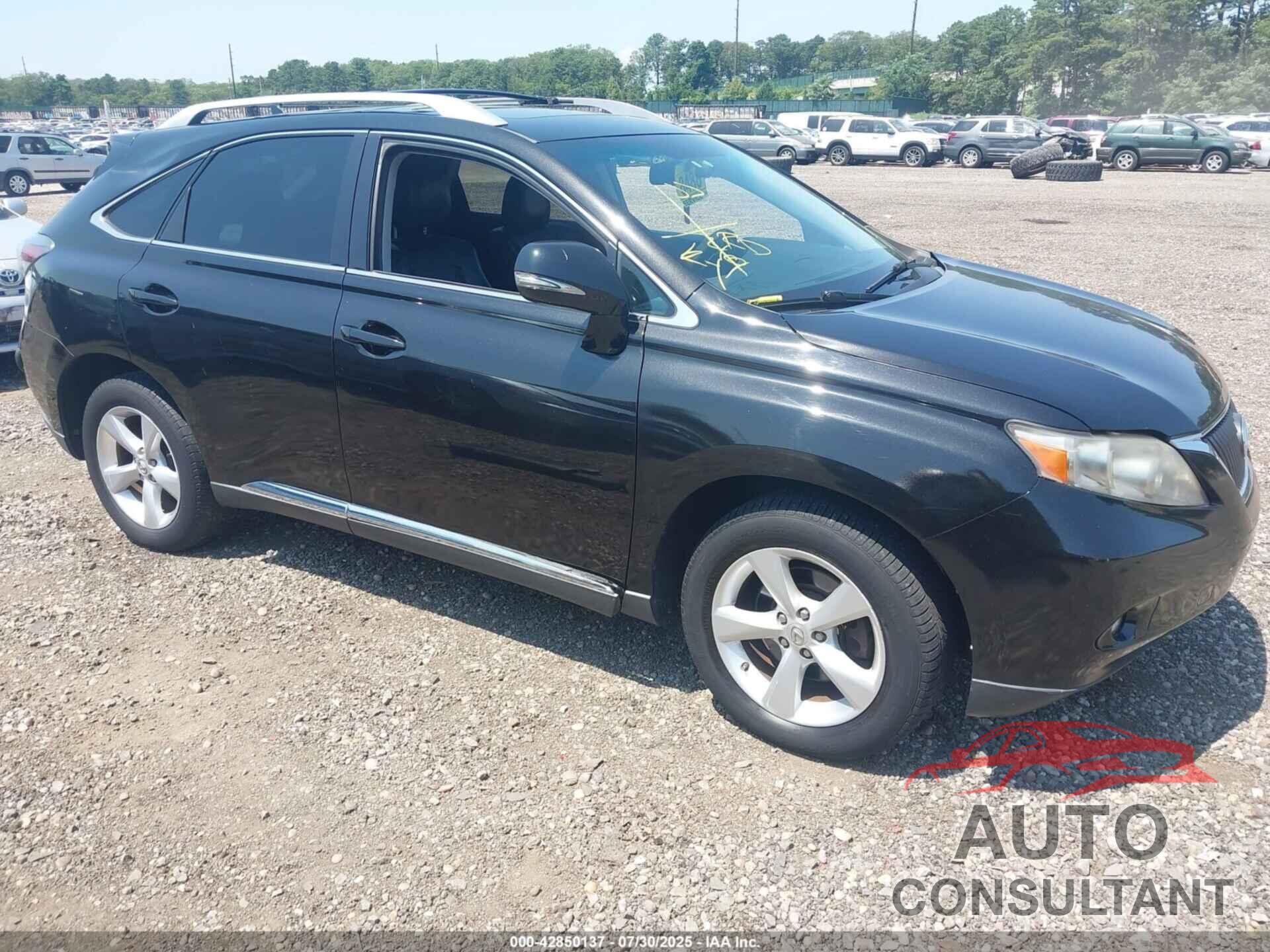 LEXUS RX 350 2011 - 2T2BK1BA1BC089564
