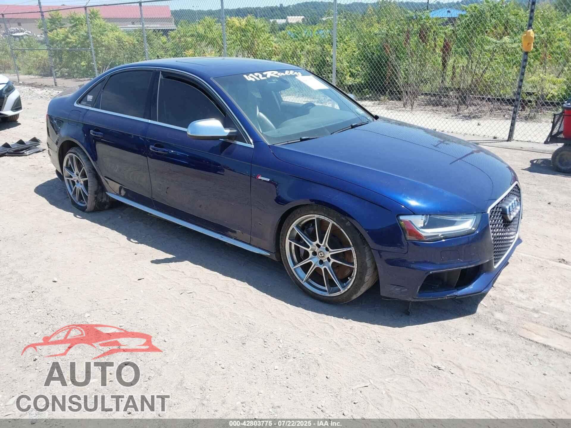 AUDI S4 2013 - WAUDGAFL3DA202655