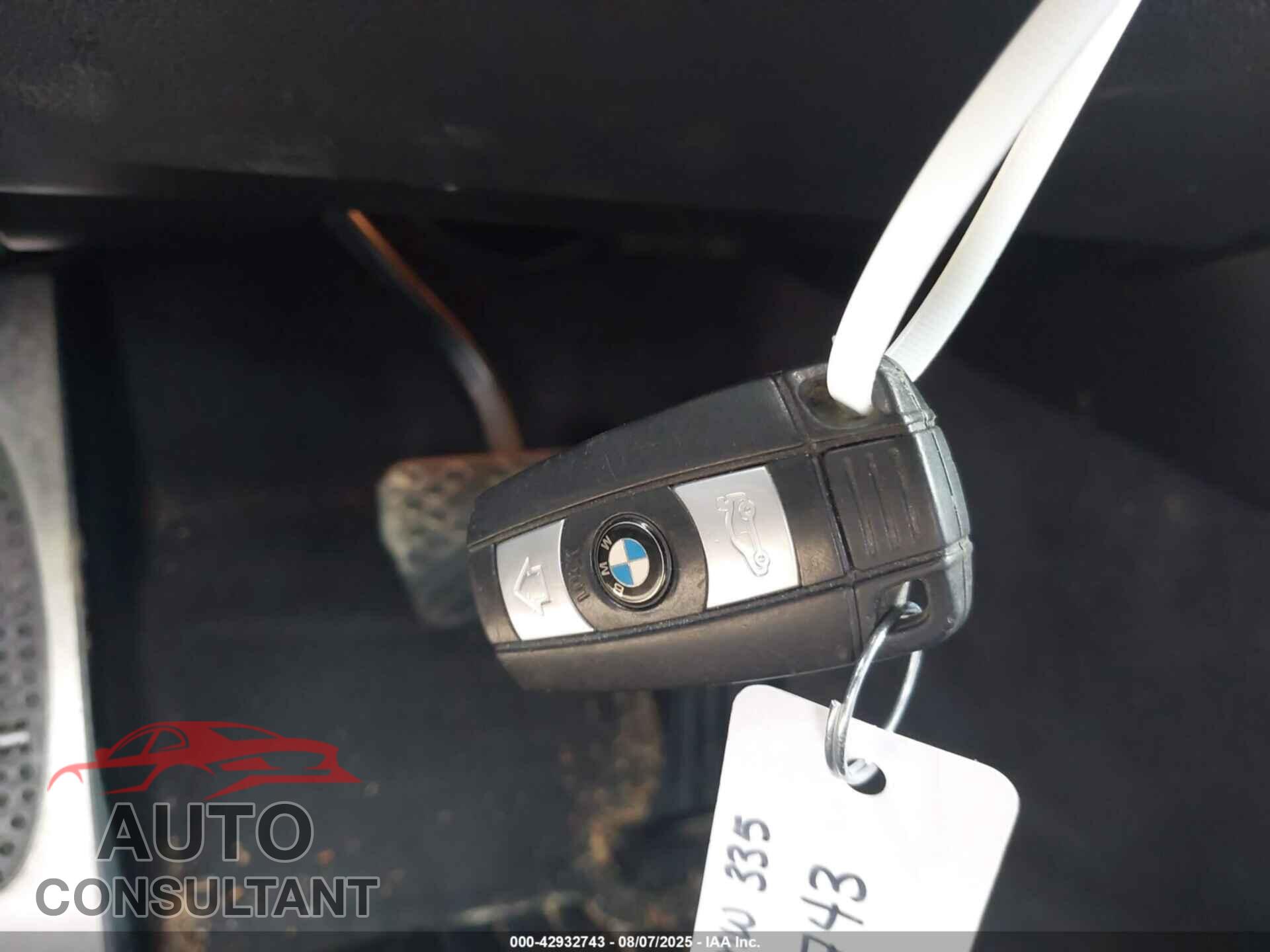 BMW 335I 2011 - WBADX7C50BE742544