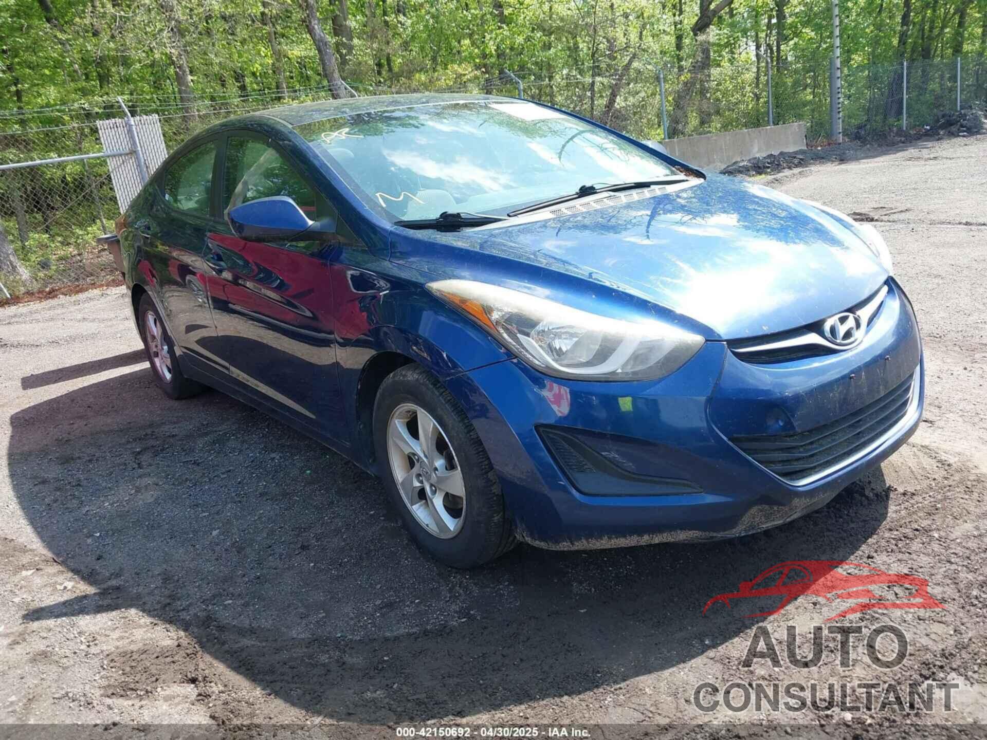 HYUNDAI ELANTRA 2015 - 5NPDH4AE9FH614732