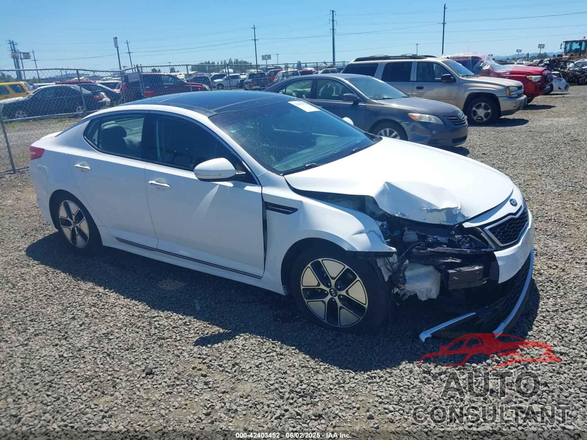 KIA OPTIMA HYBRID 2013 - KNAGM4AD8D5059671