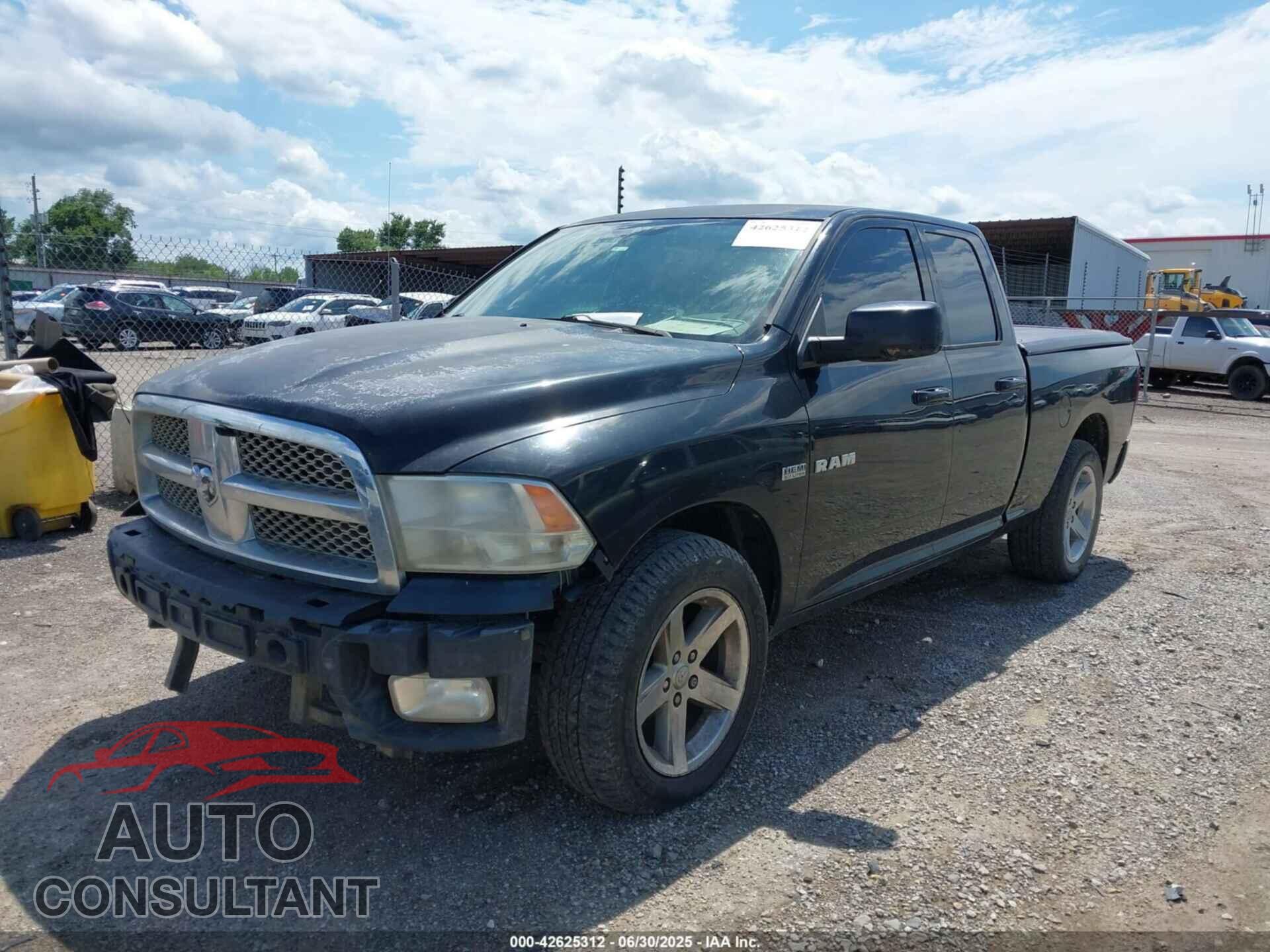 DODGE RAM 1500 2009 - 1D3HB18T59S701420