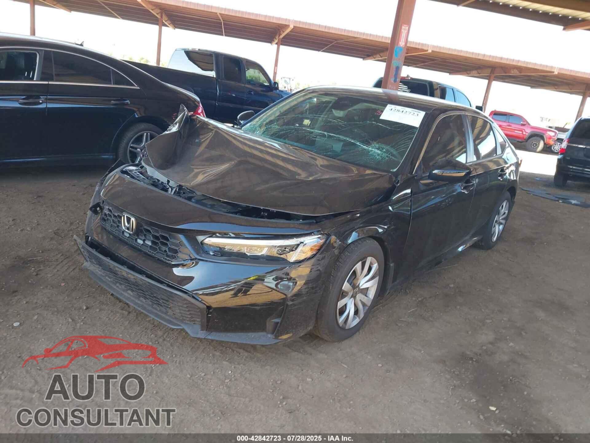 HONDA CIVIC 2025 - 2HGFE2F23SH592803