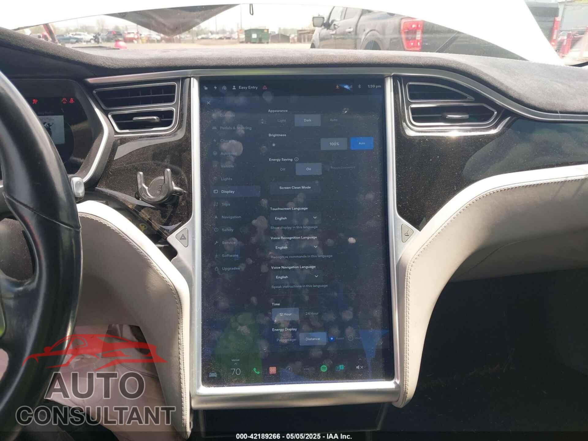 TESLA MODEL S 2015 - 5YJSA1H2XFFP79015